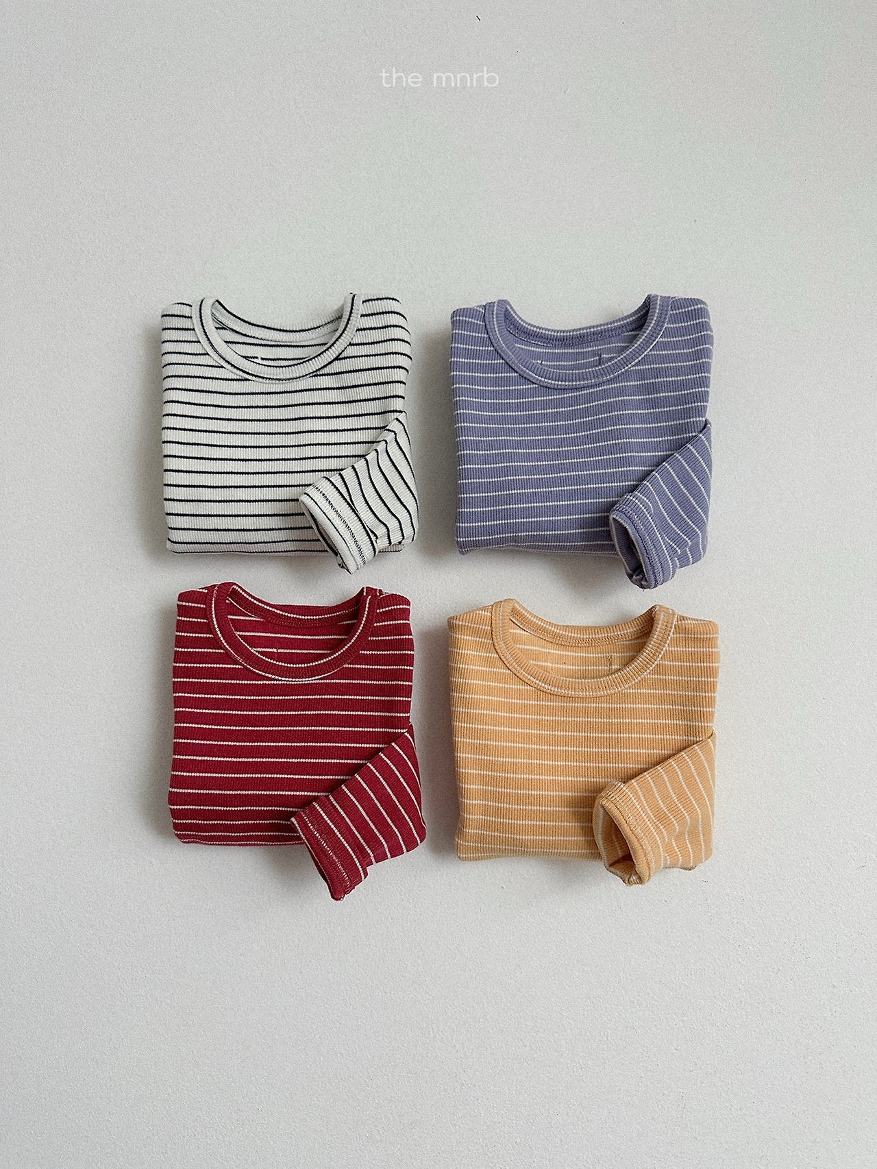 Round striped long sleeve T