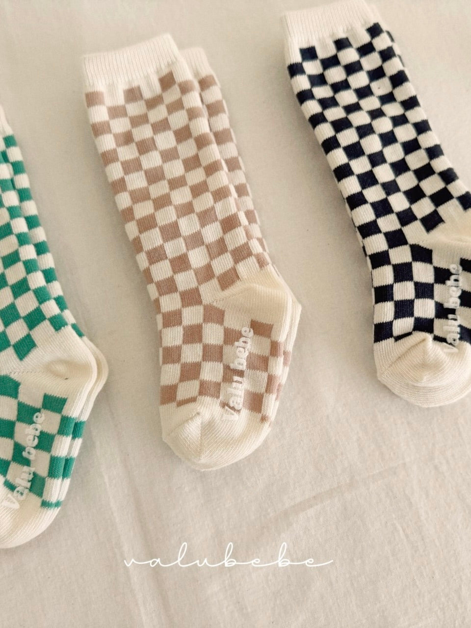 Checkered socks set
