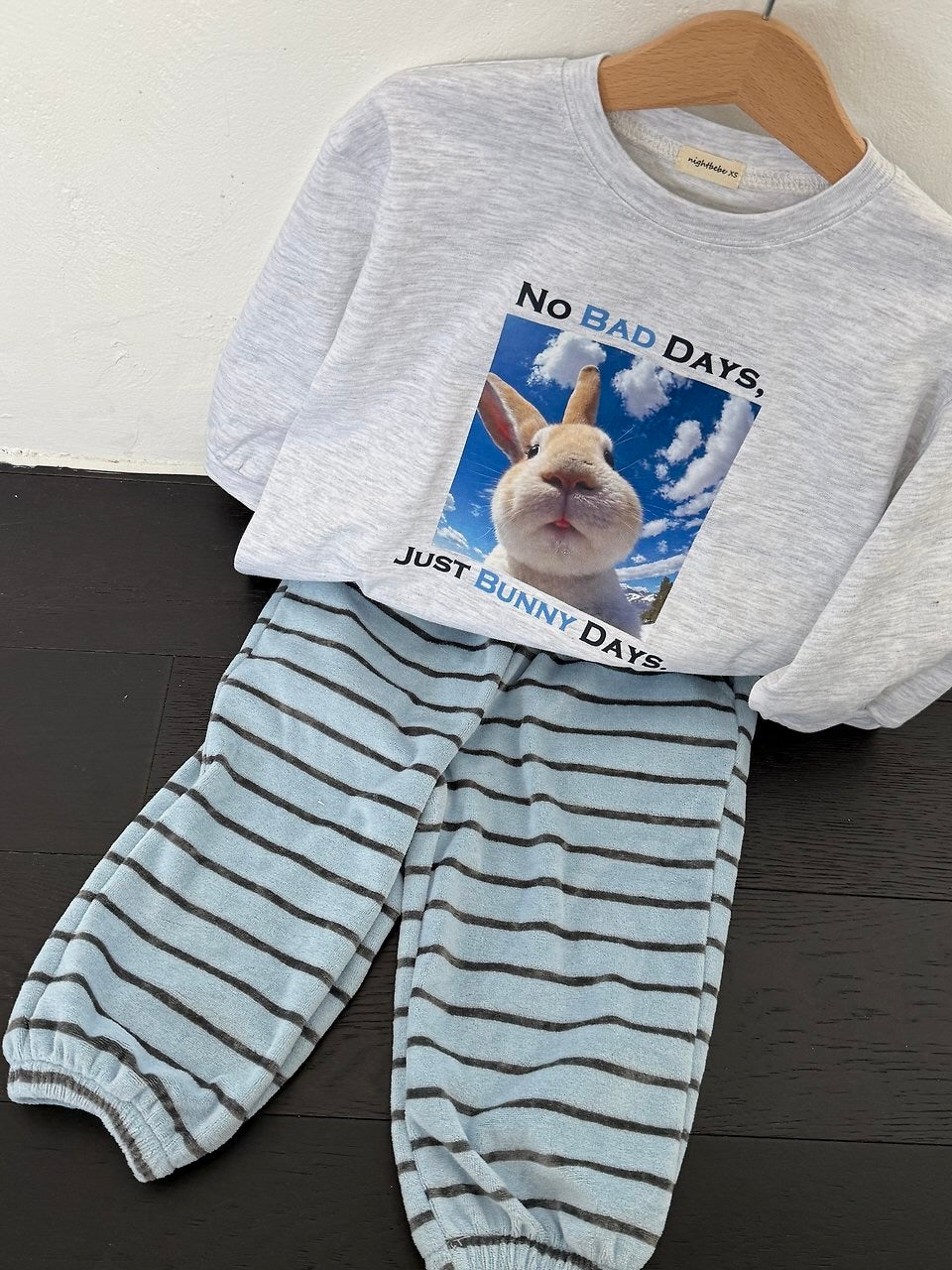 Flying bunny long sleeve T