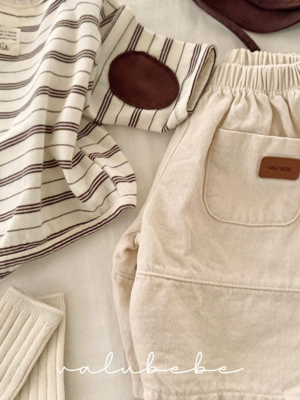 Wide leg denim pants