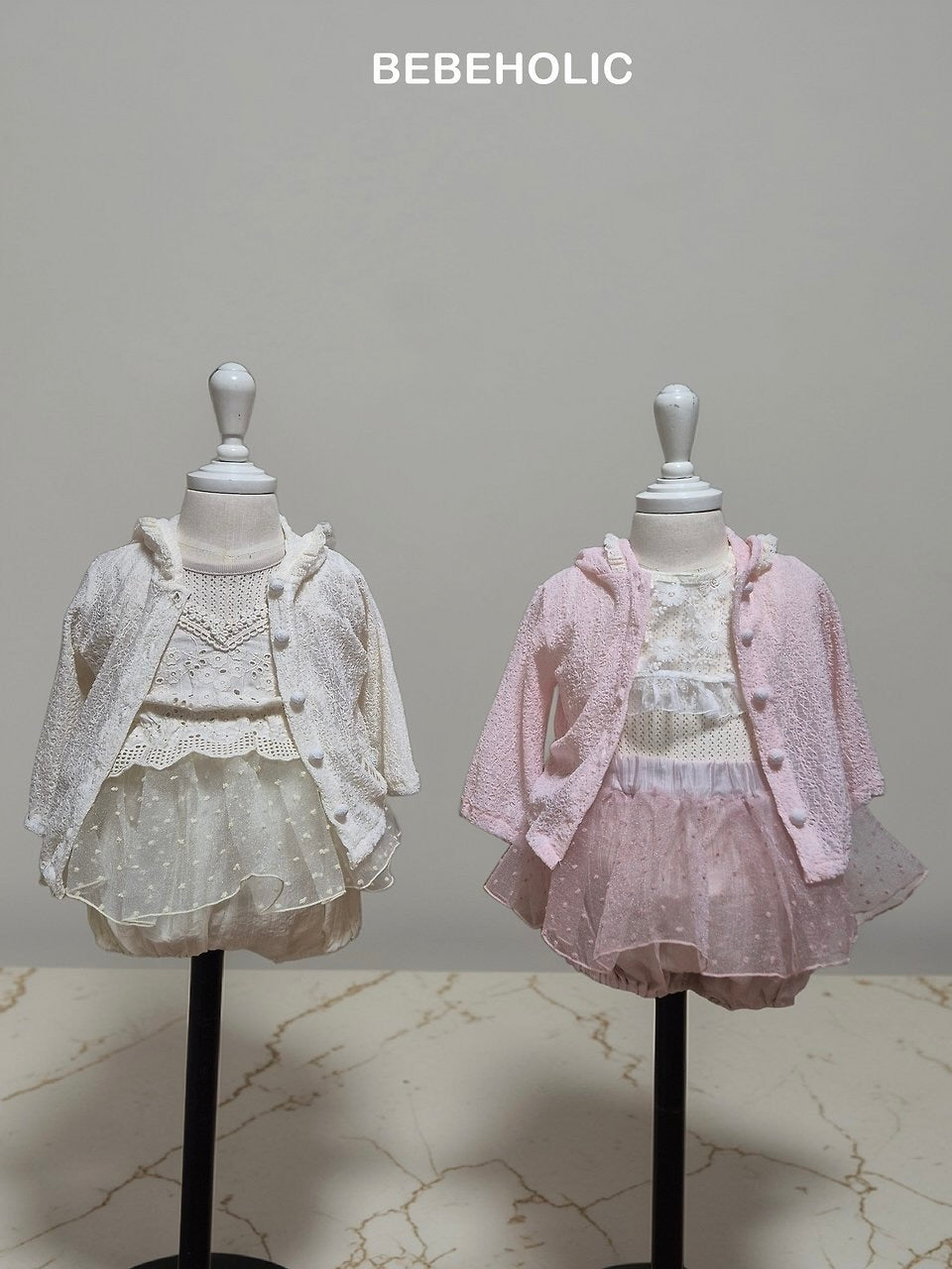 Lace hooded jacket