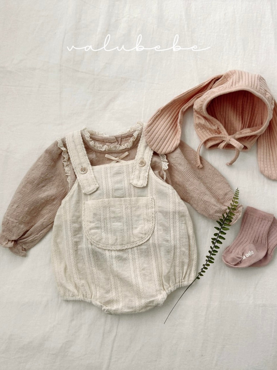 Lace suspender rompers (baby)