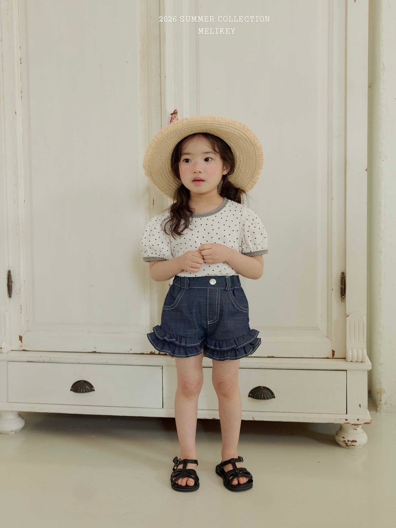 Mini heart puff T shirt