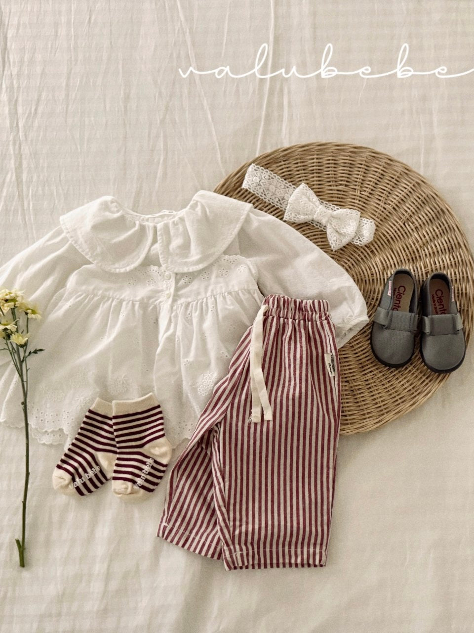 Annie big collar blouse