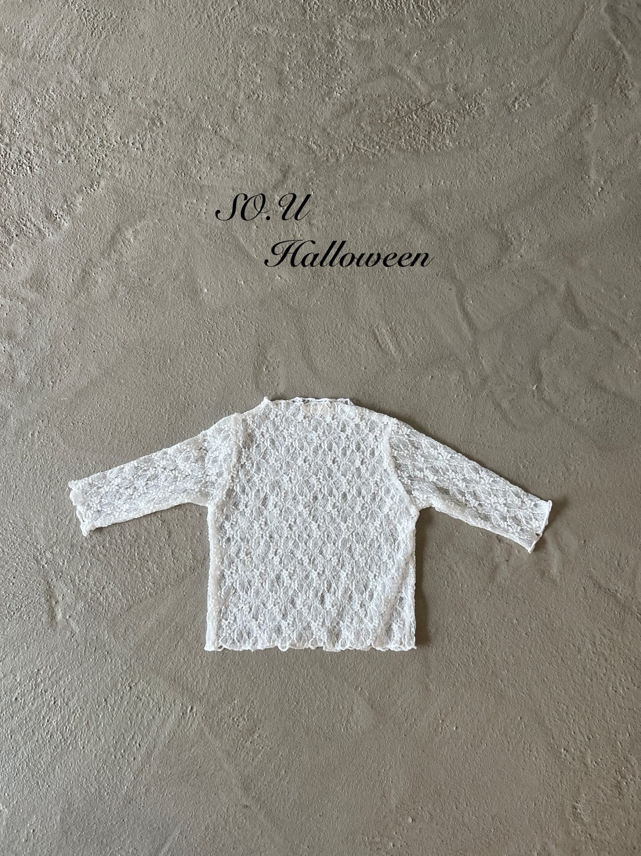 Lace half neck T