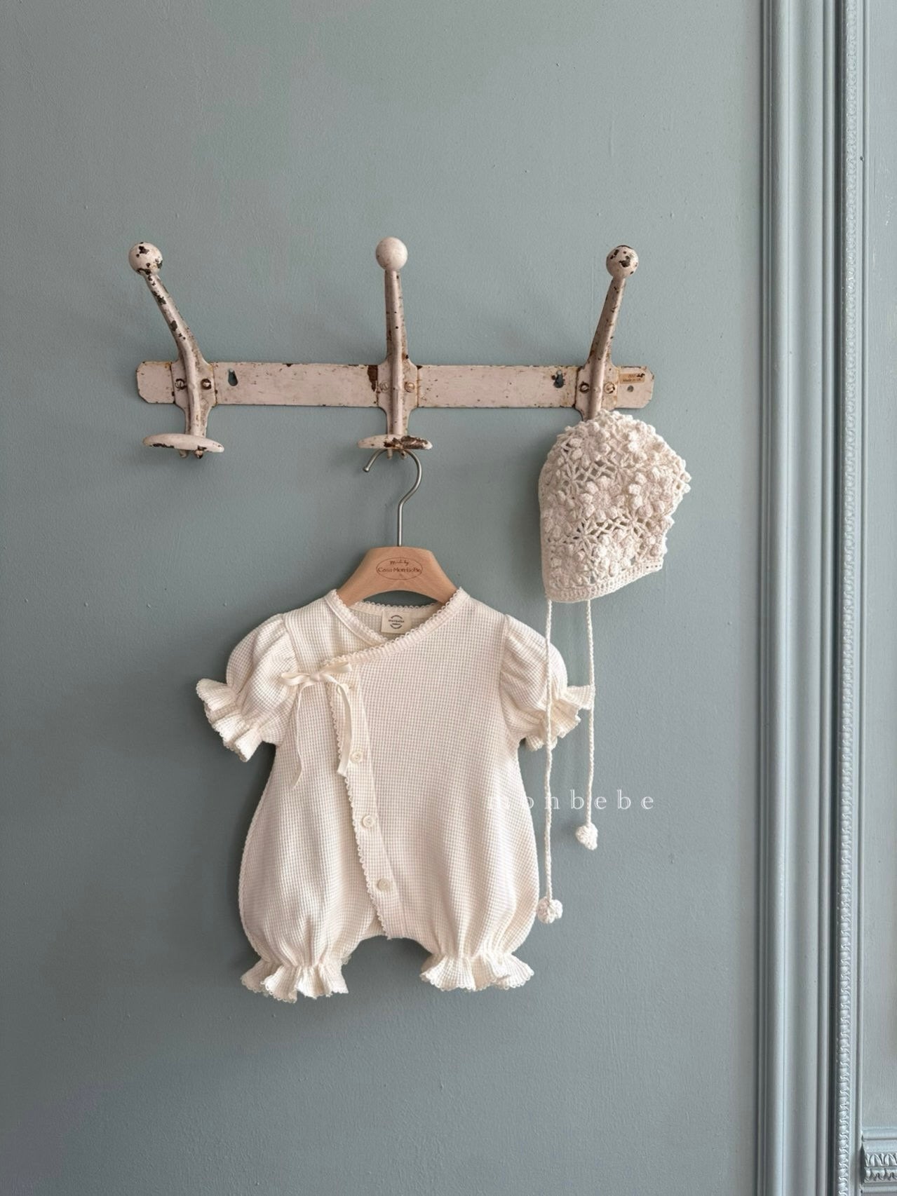 Summer waffle glory rompers