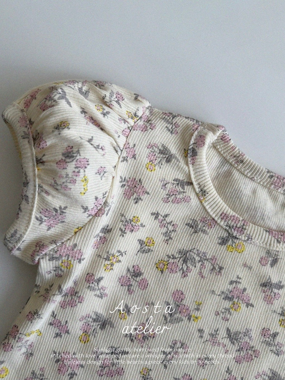 Lala floral puff T