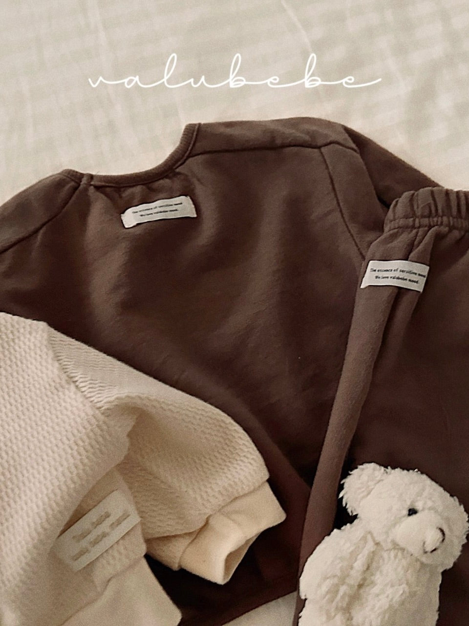 Fron slit ribbed pants