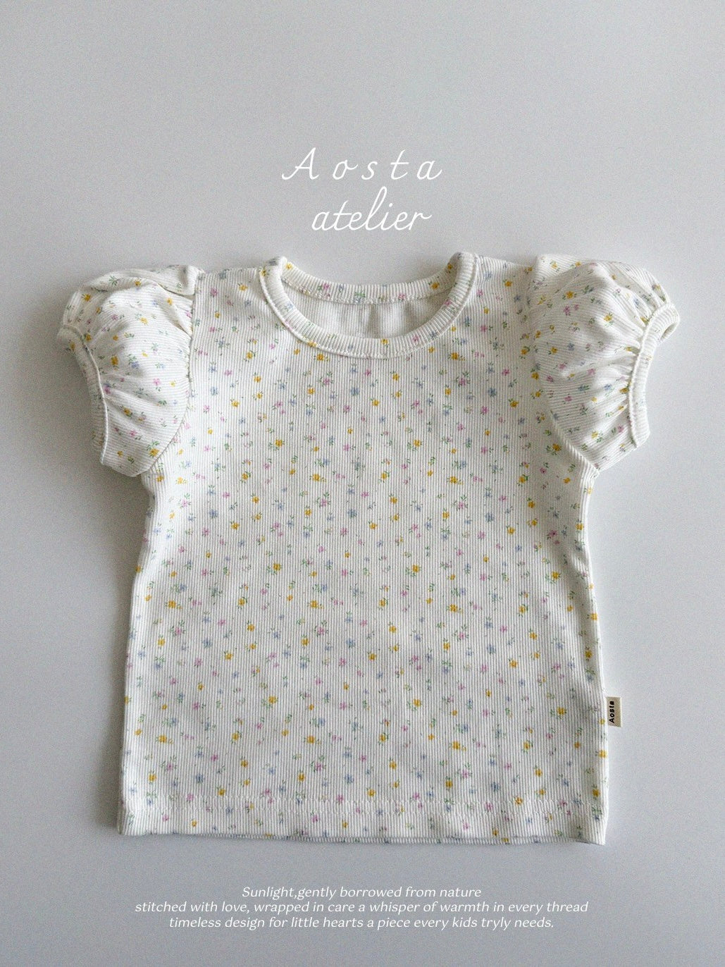 Lala floral puff T