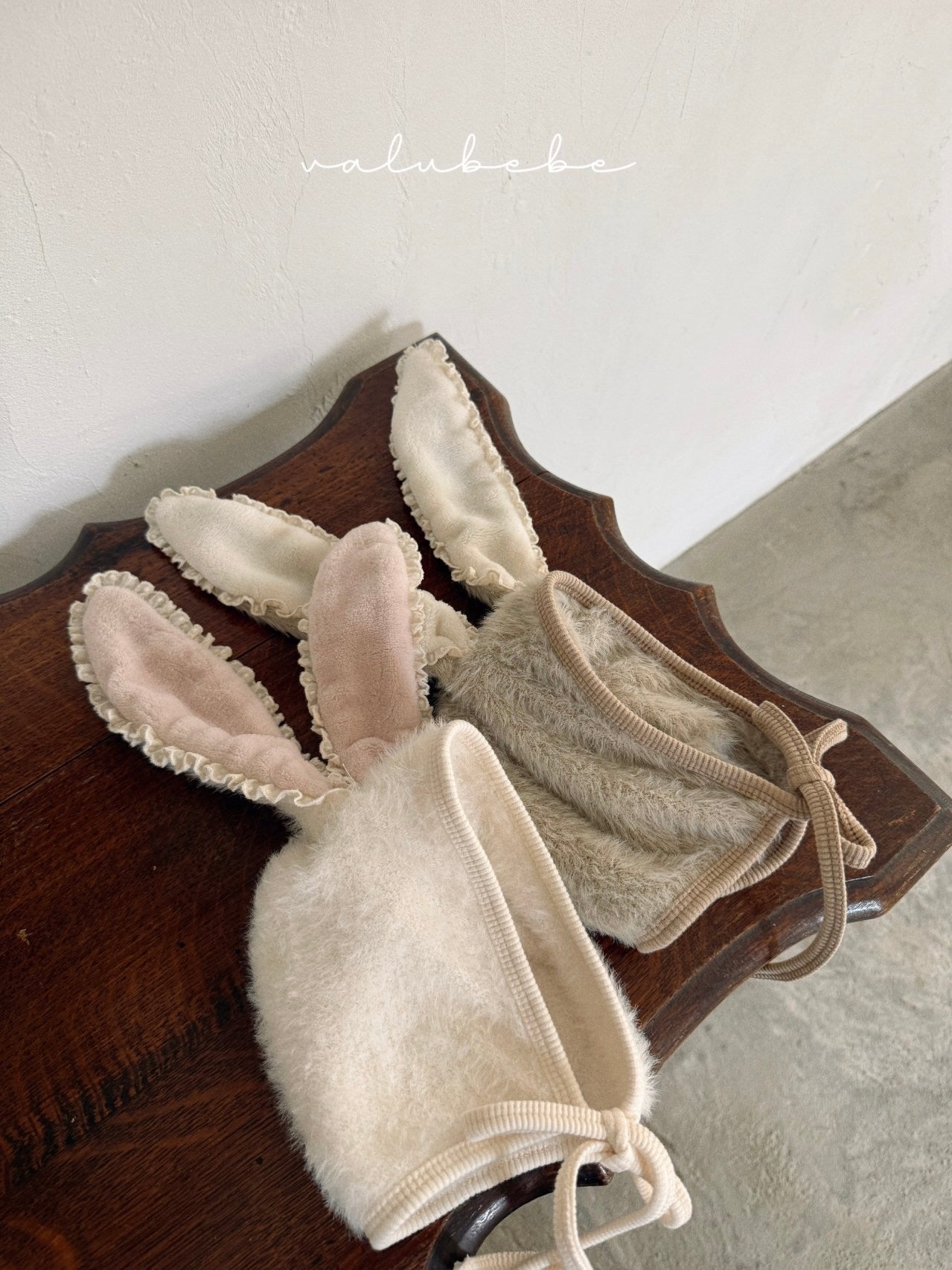 Bunny fur bonnet (baby)