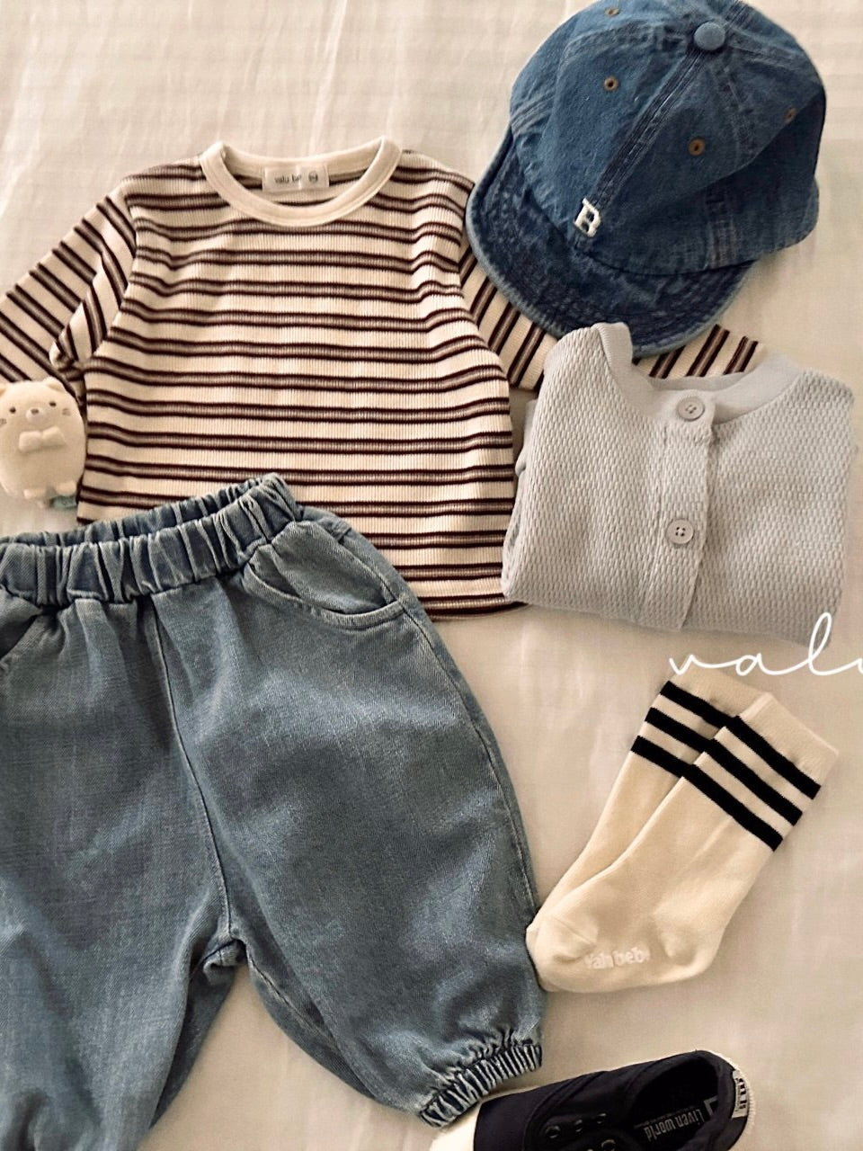 Rosé striped T shirt