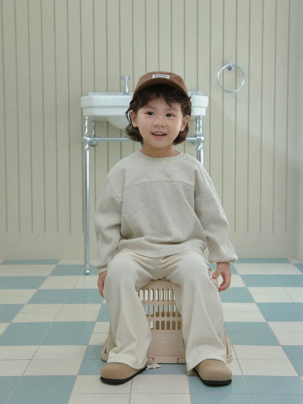 Contrast long sleeve T