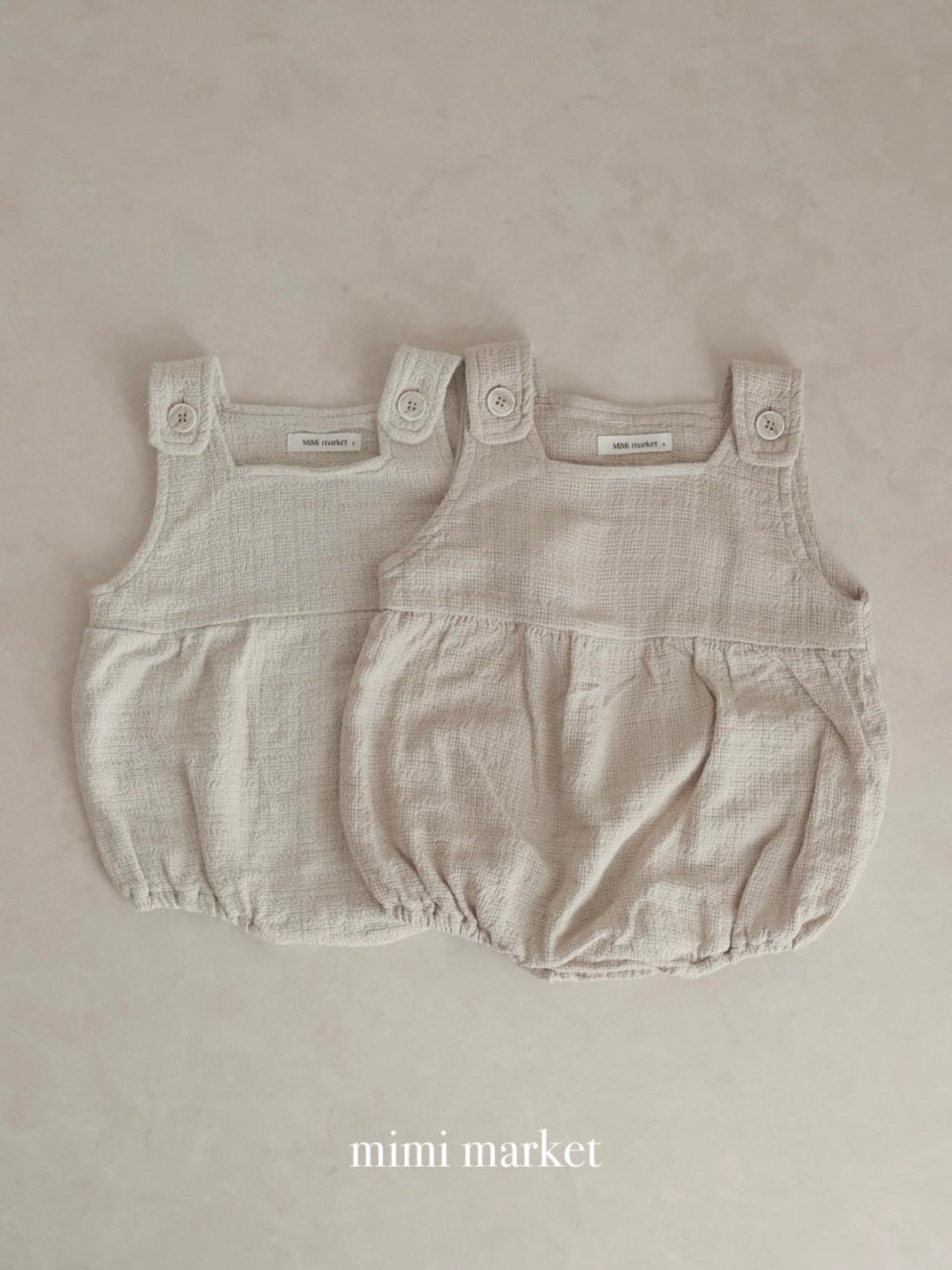 Soft cotton rompers