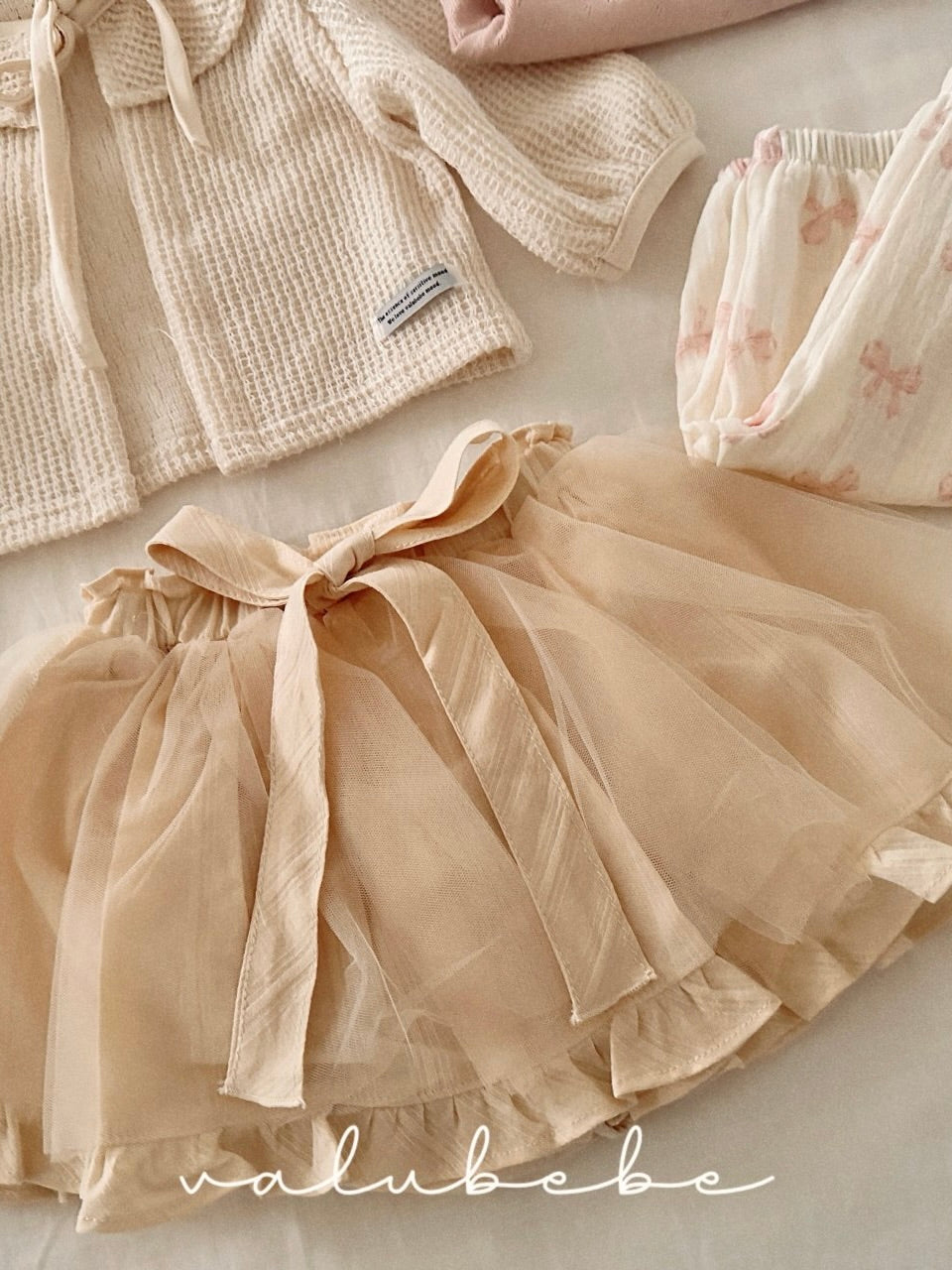 Ribbon tulle skirt bloomer