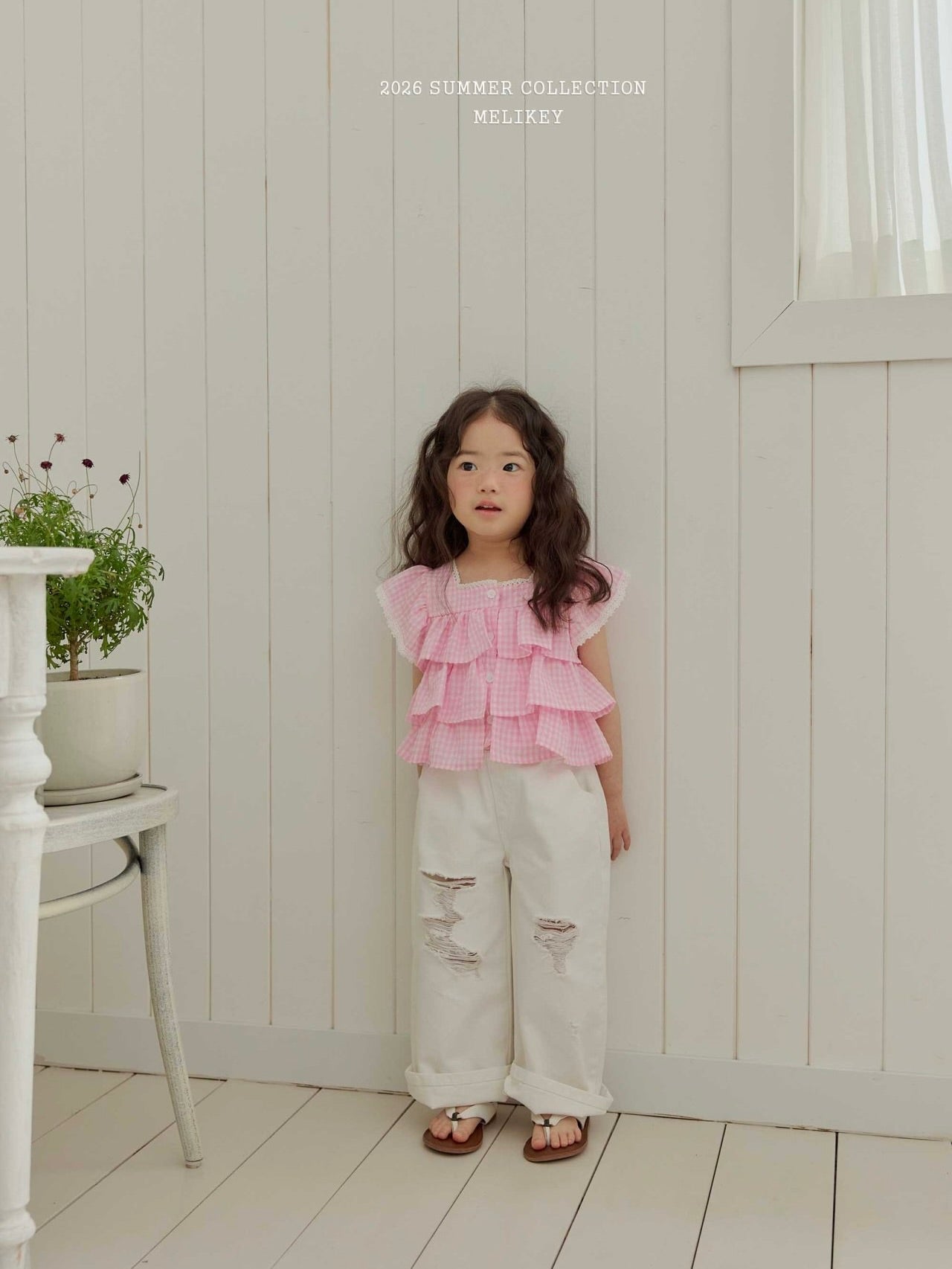 Juju tiered sleeveless blouse