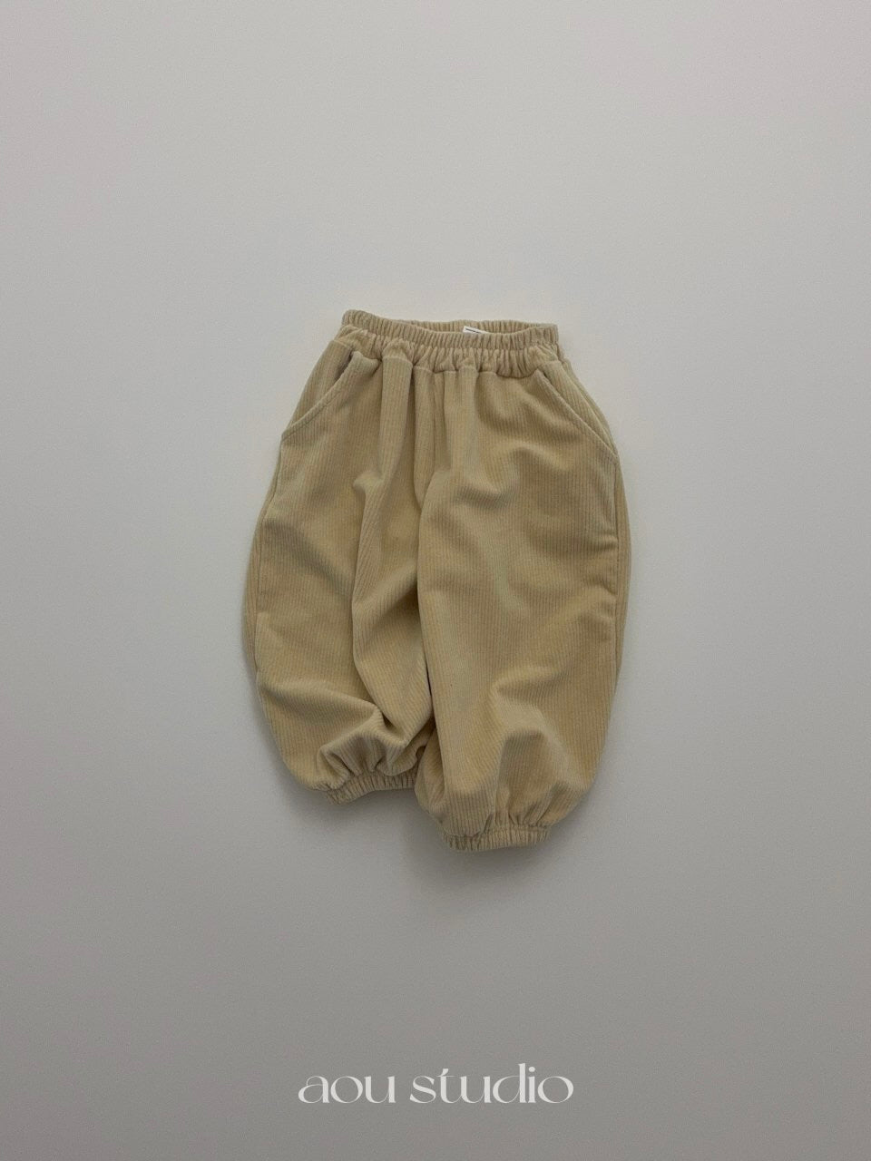 Cream jogger pants