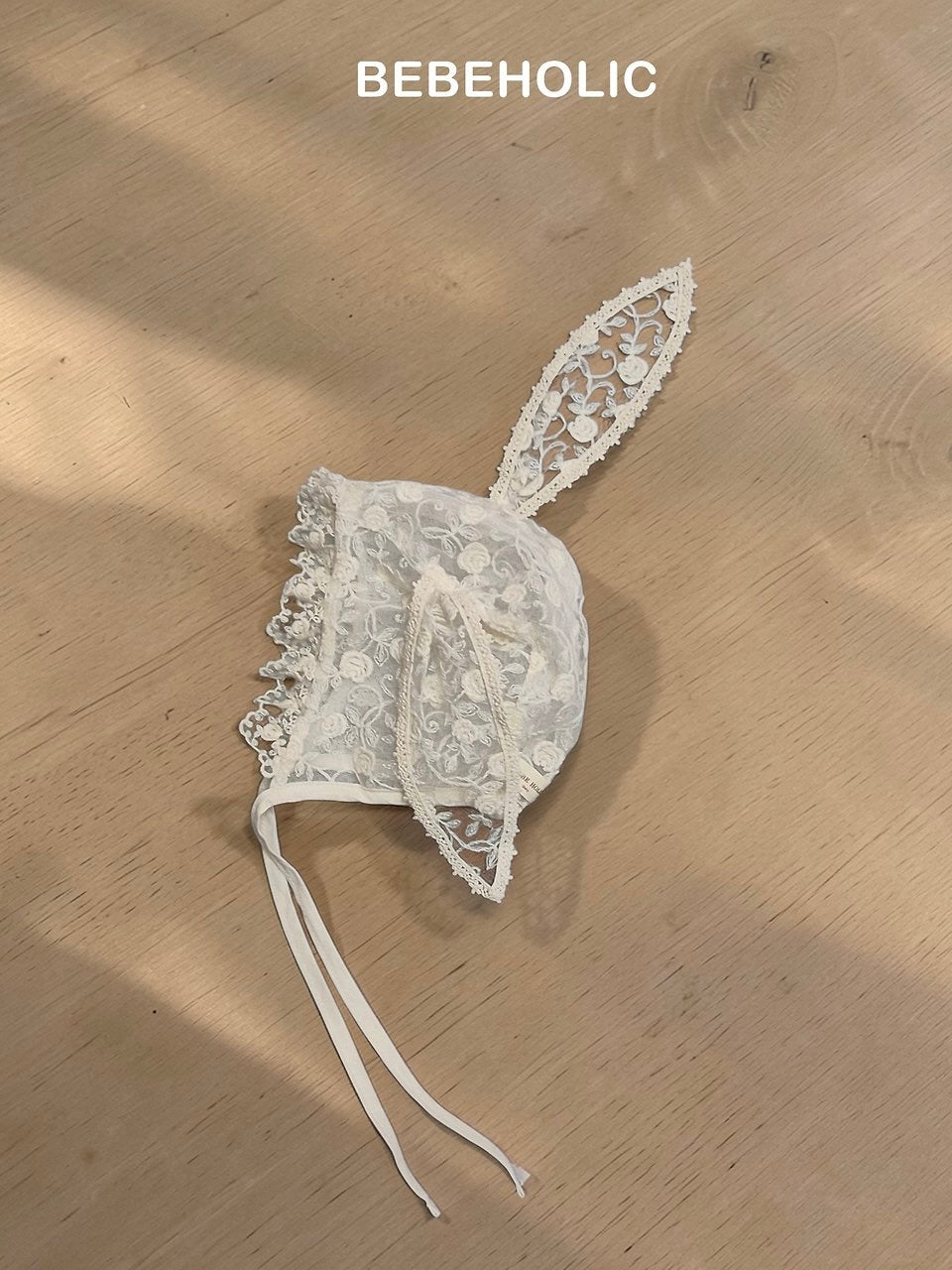 Bunny lace bonnet