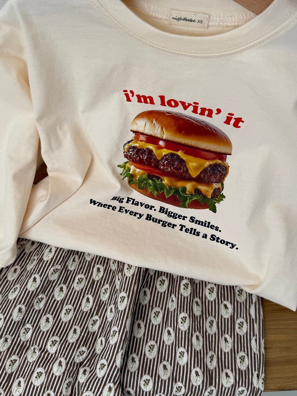 Hamburger long sleeve T