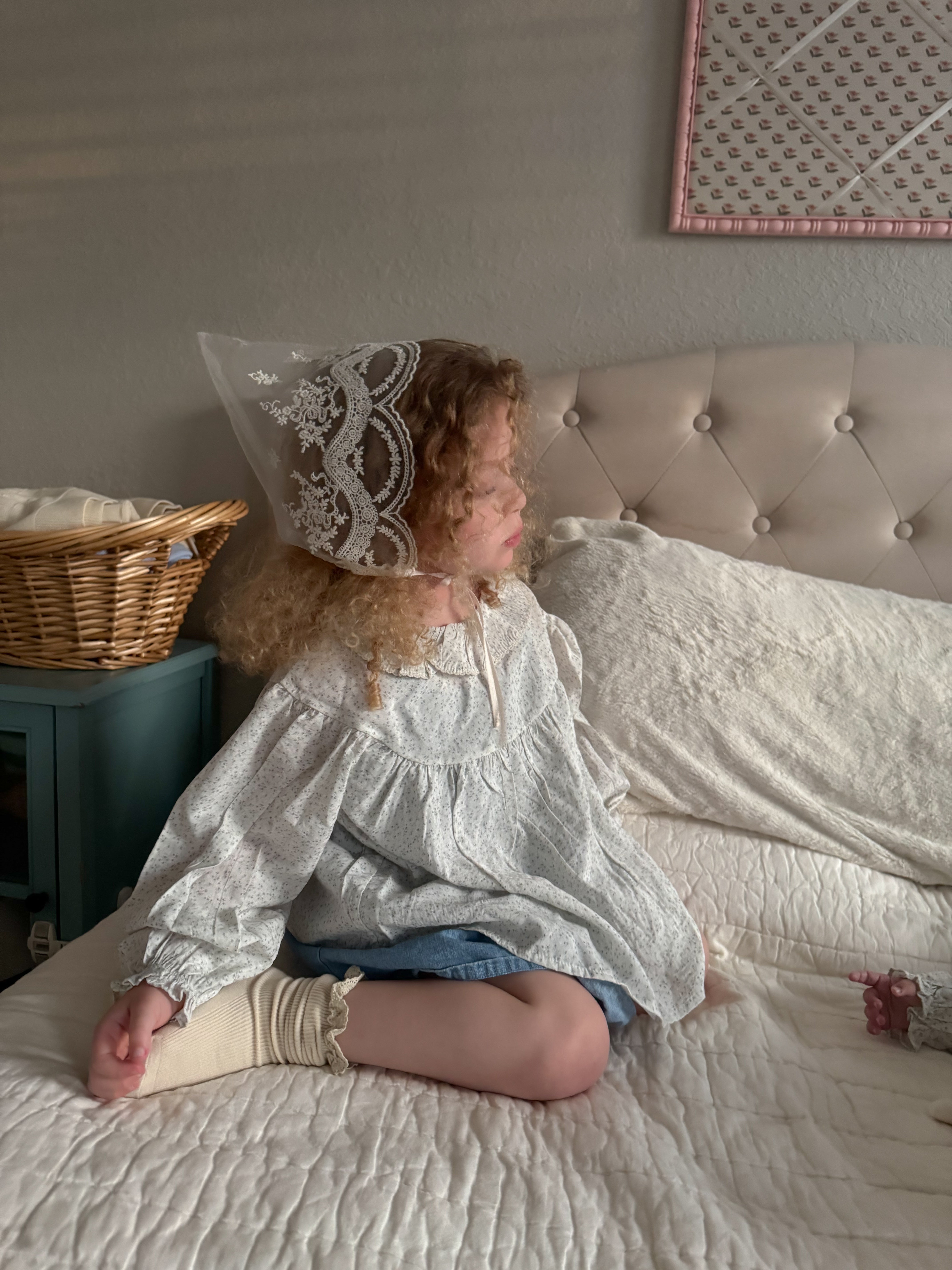 Classic Embroidery Bonnet