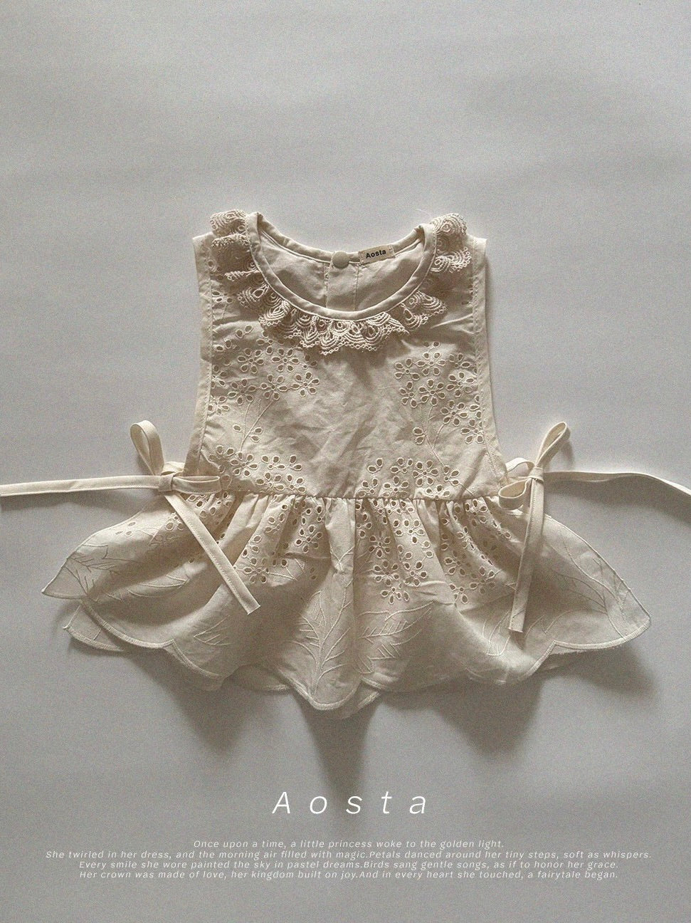 Lace cotton blouse