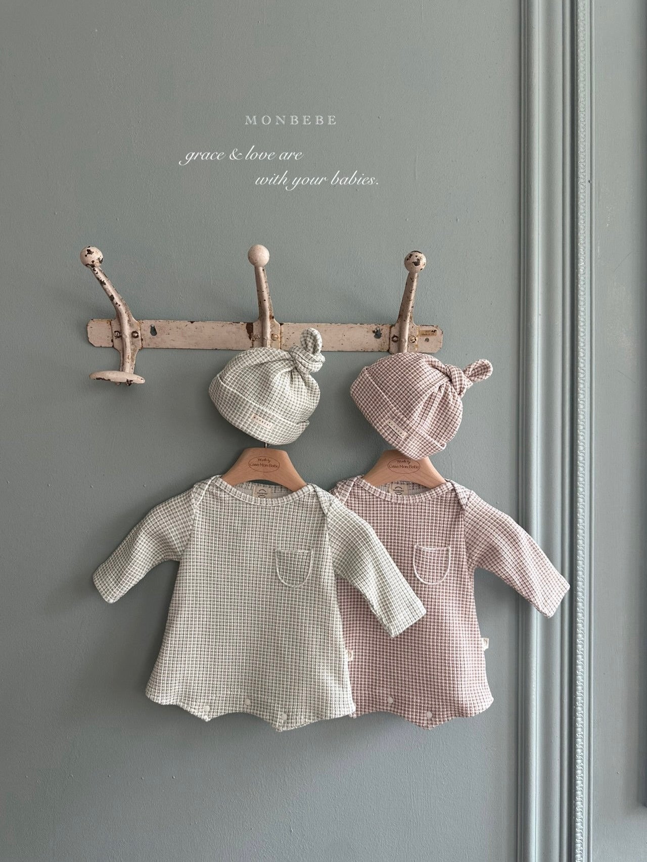 Maison rompers (with bonnet)