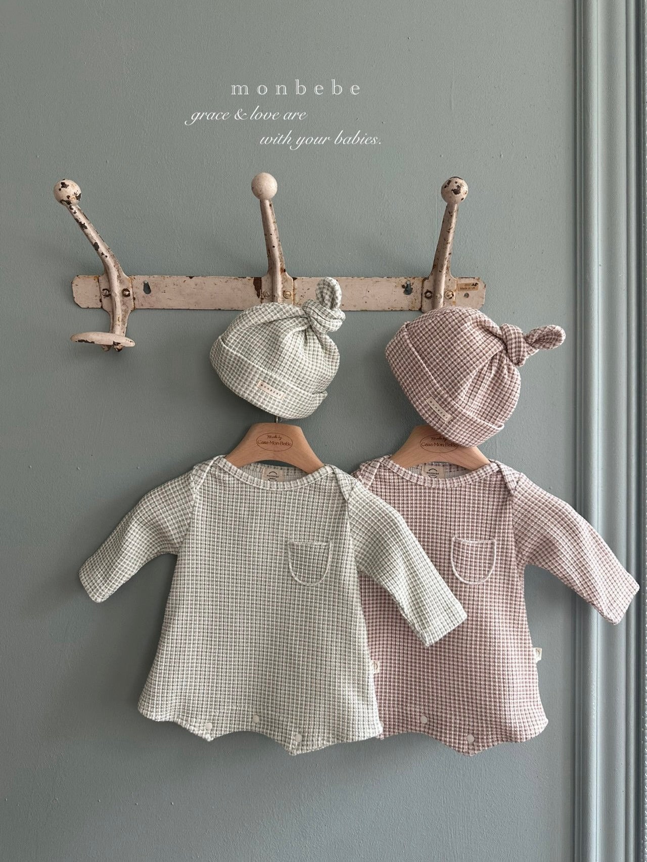 Maison rompers (with bonnet)