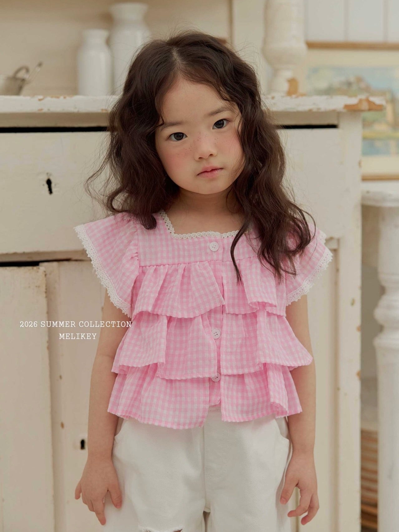 Juju tiered sleeveless blouse