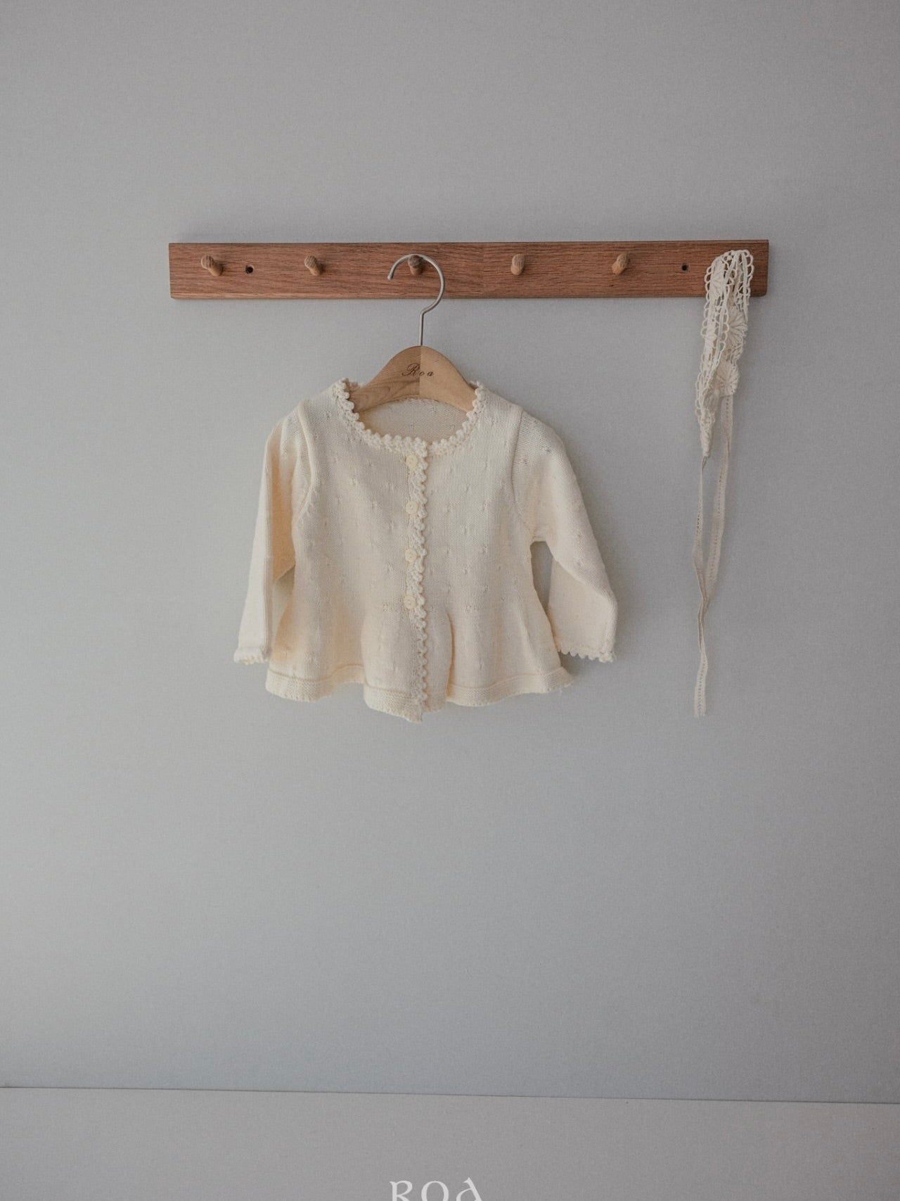 Flare knit cardigan