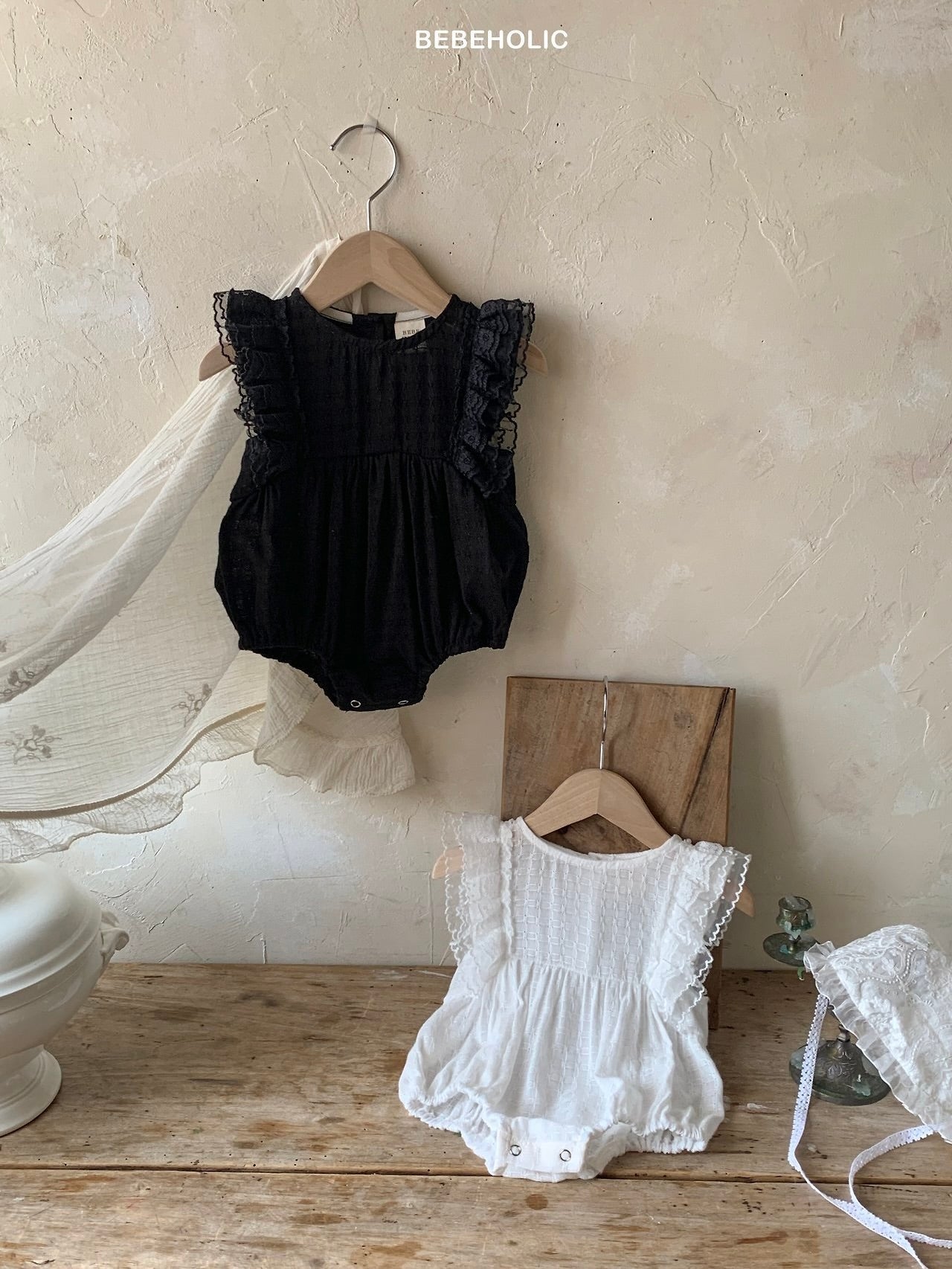 Penny lace rompers