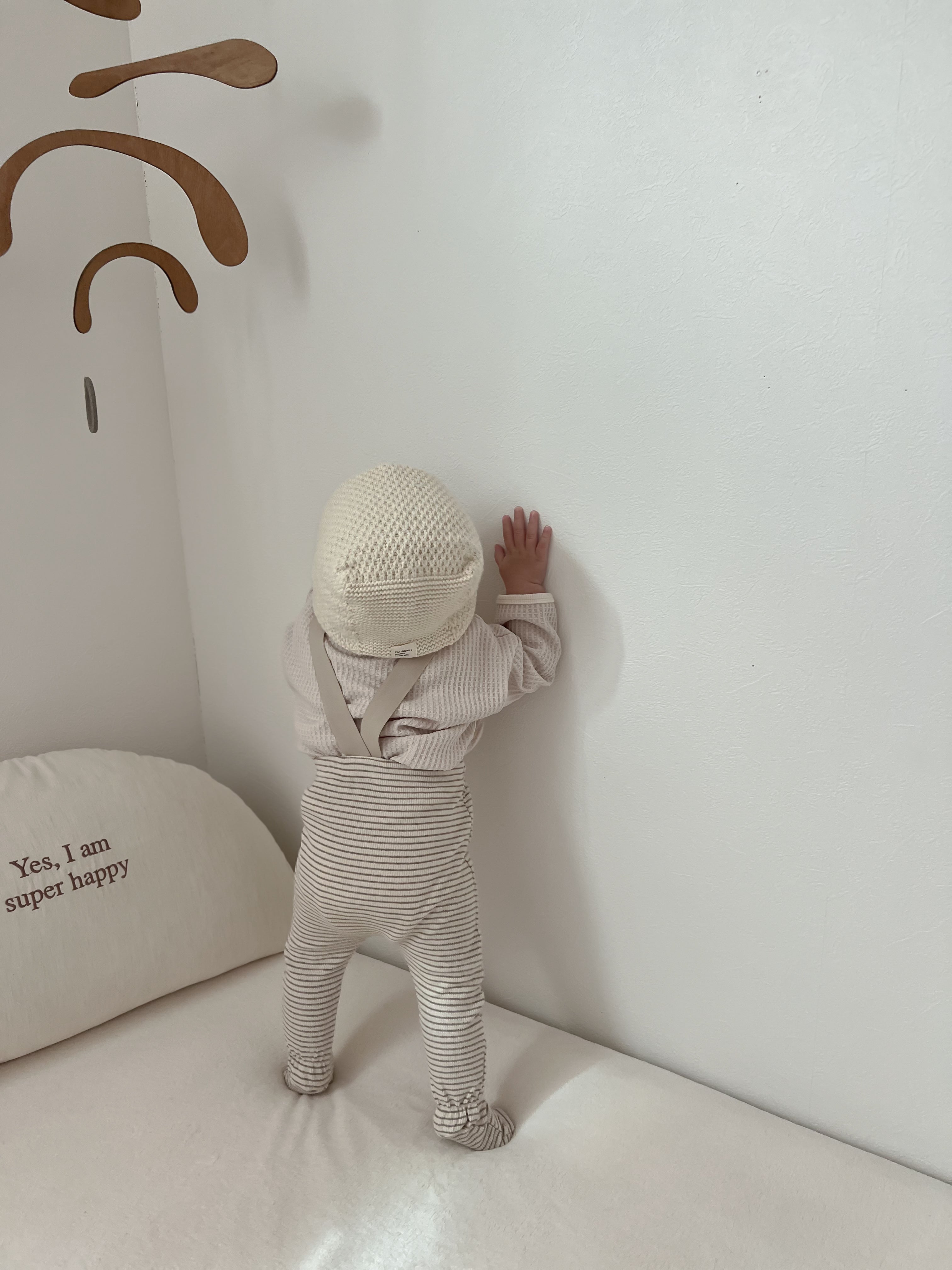 Bebe stripe suspender leggings