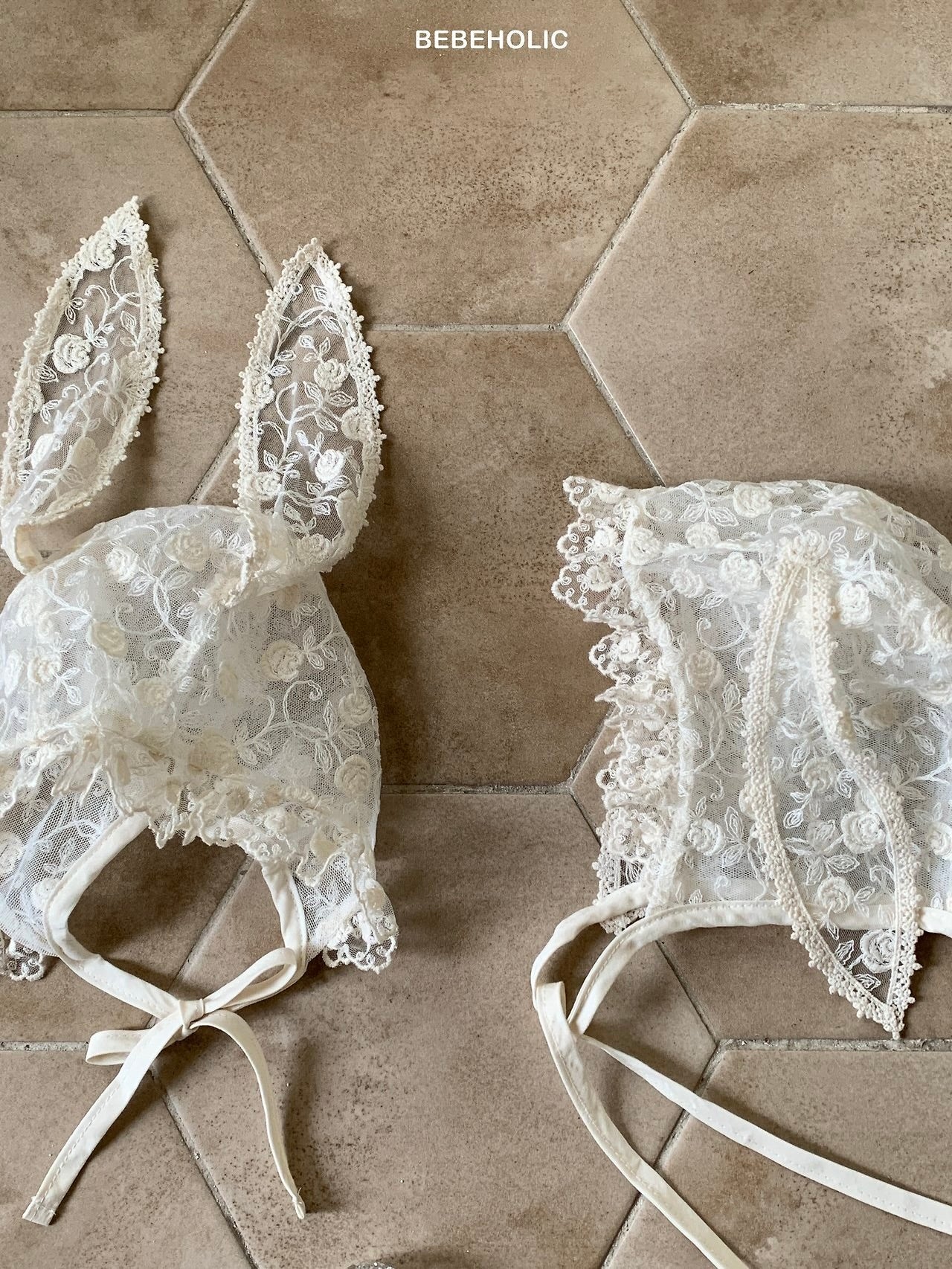 Bunny lace bonnet