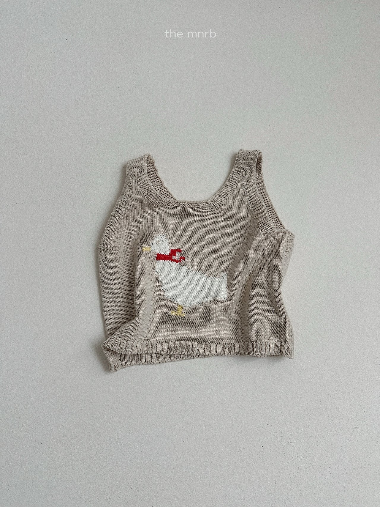 Duck knit vest