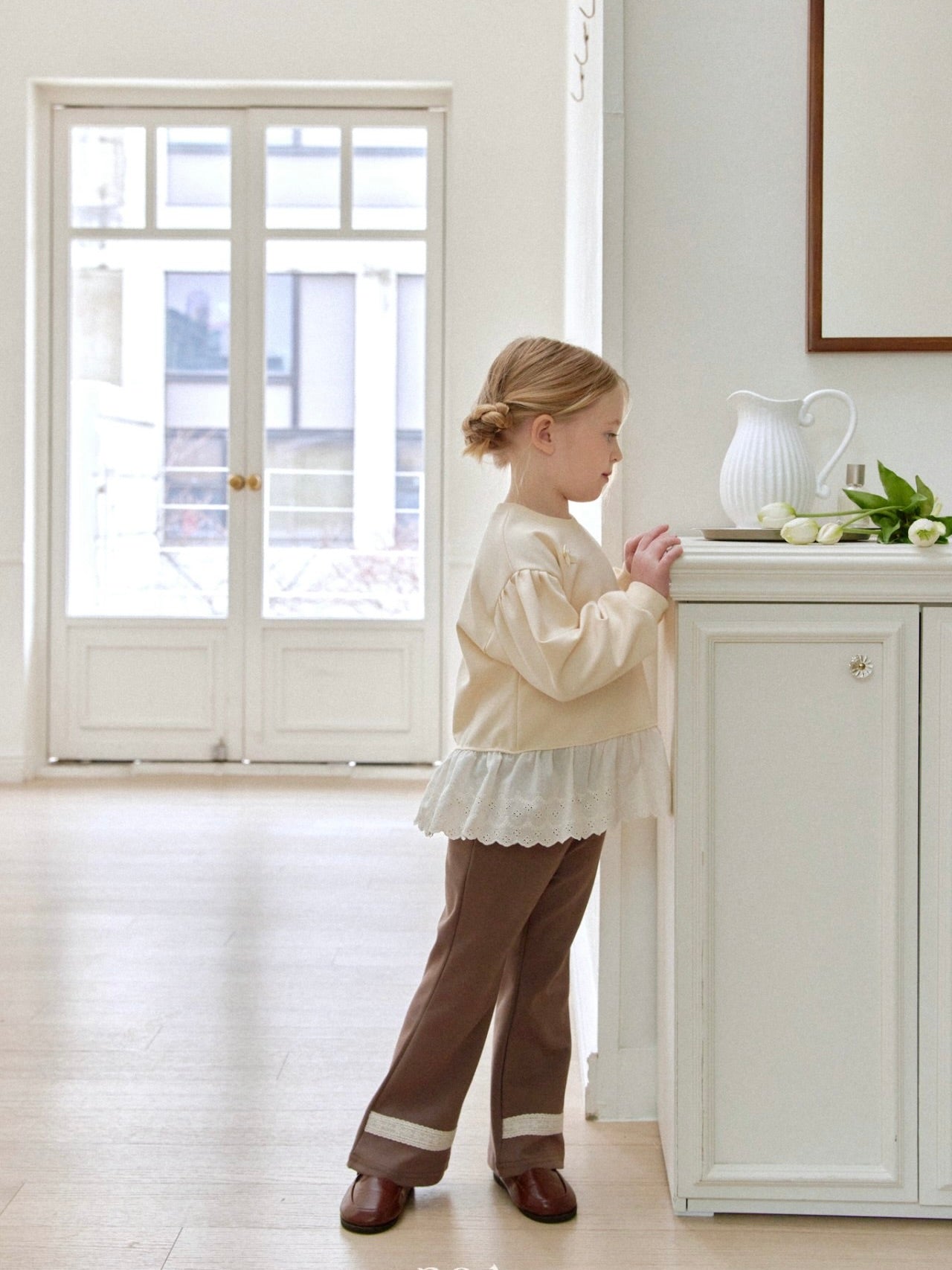 Spring ribbon sweatshirt