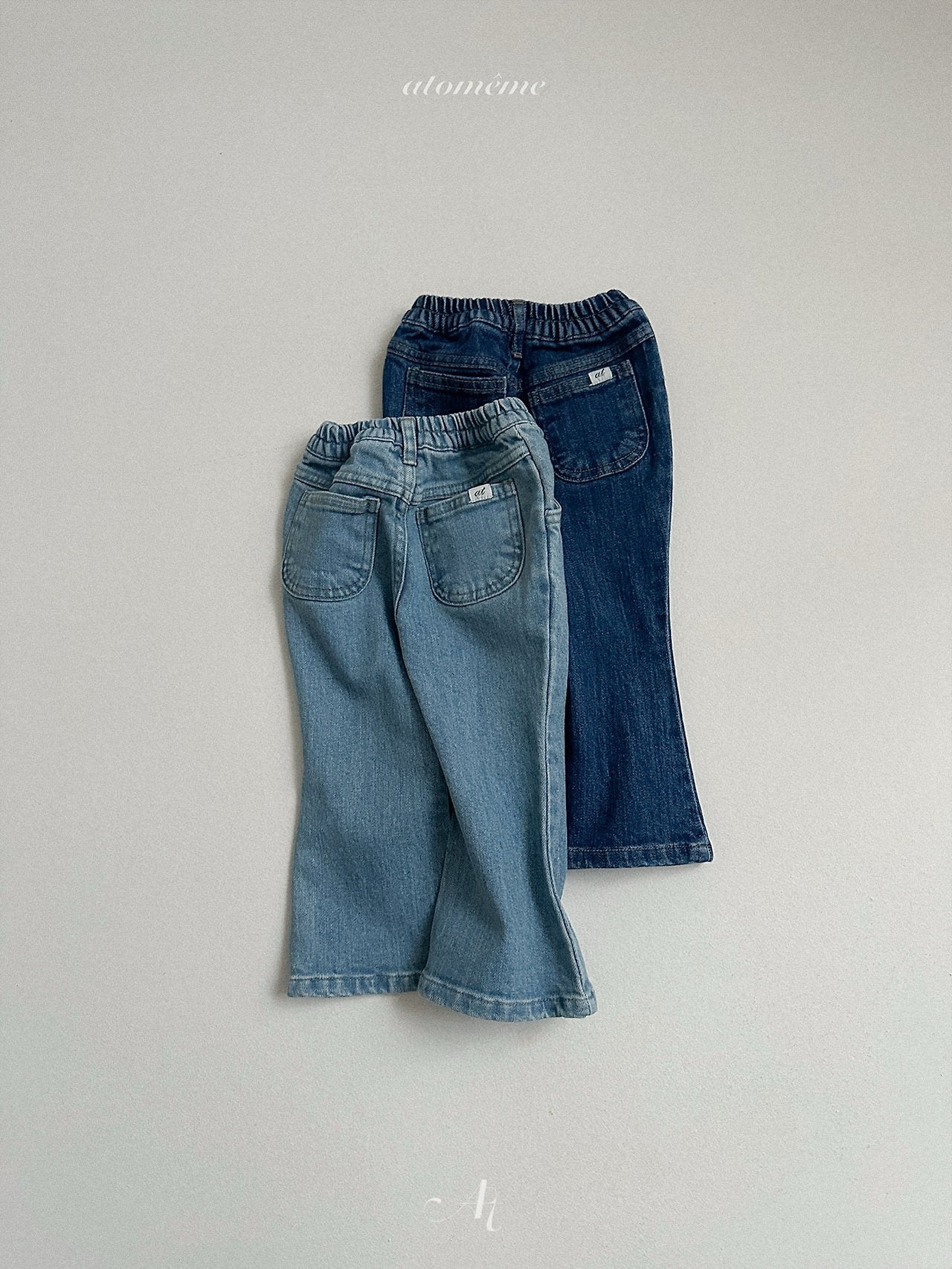 Berry bootcut denim pants