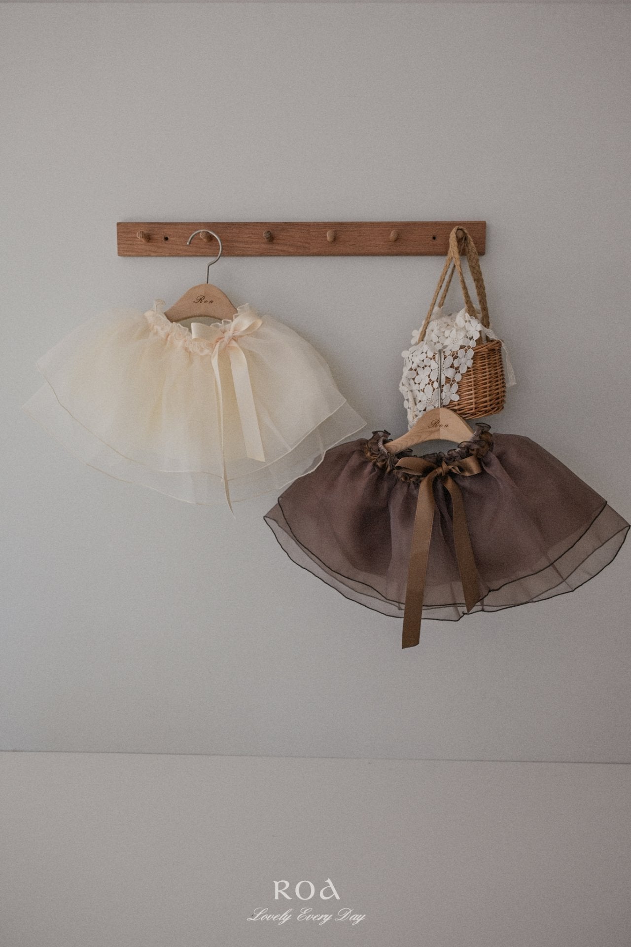 Organza tulle skirt