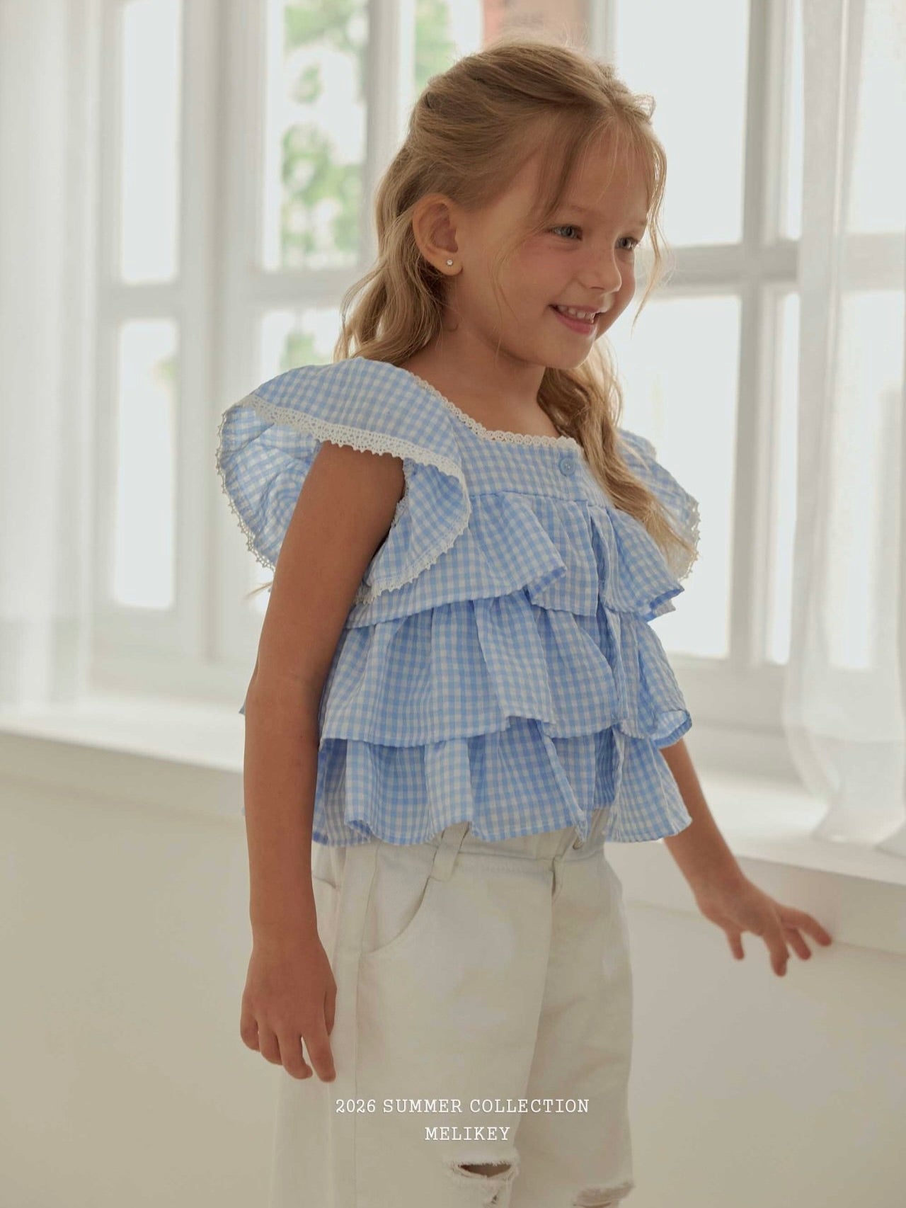 Juju tiered sleeveless blouse