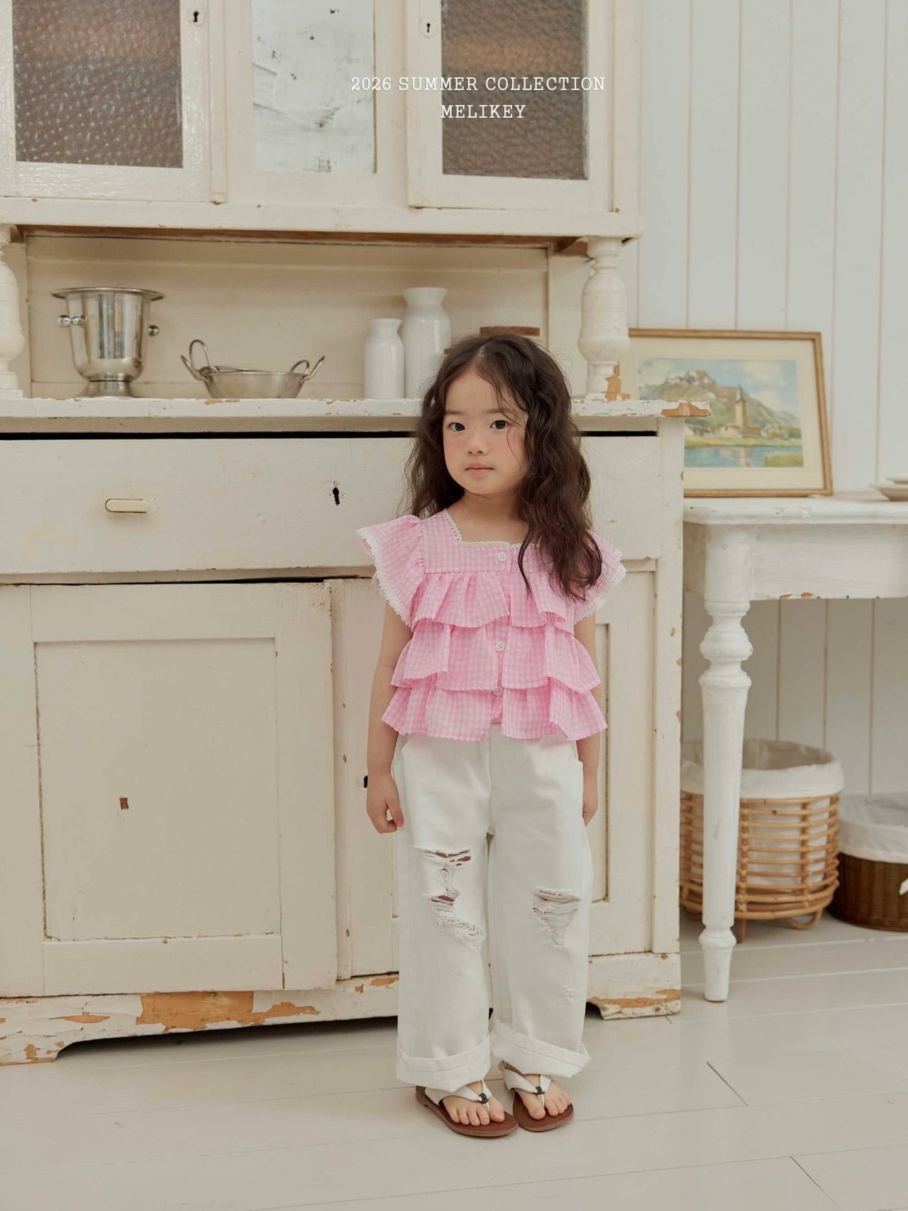 Juju tiered sleeveless blouse