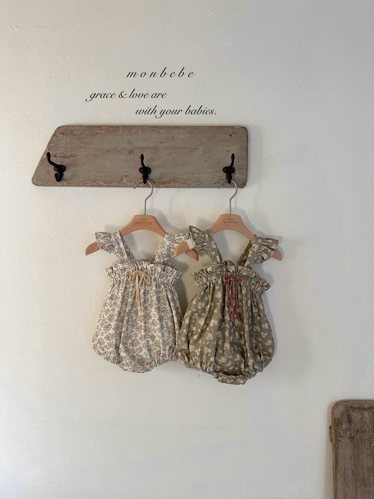 Flower frill rompers