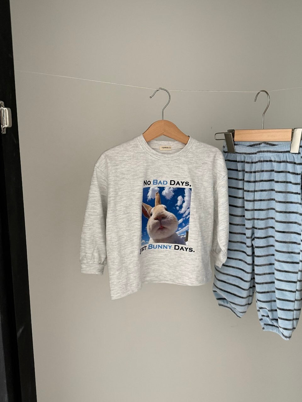 Flying bunny long sleeve T
