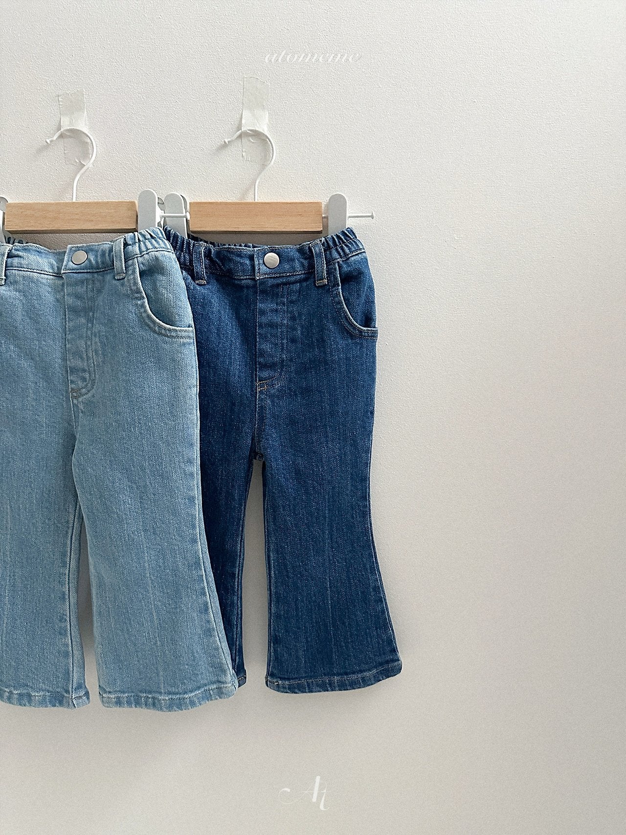 Berry bootcut denim pants