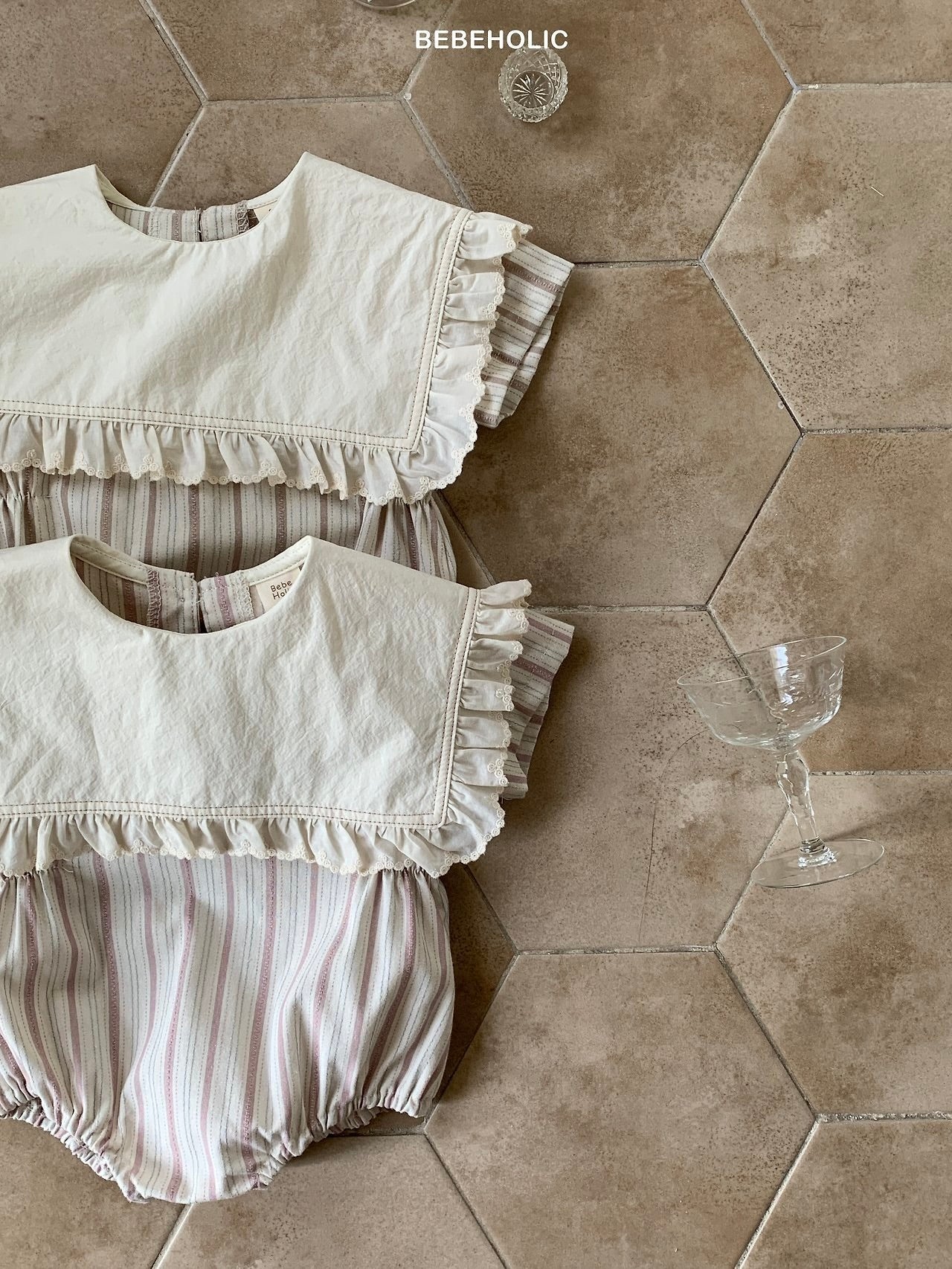 Cozy frill rompers