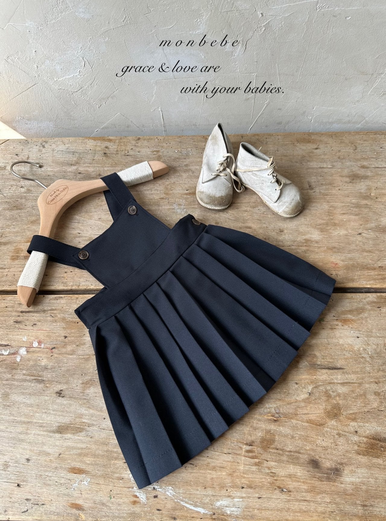 Emma pleated suspender skirt and rompers