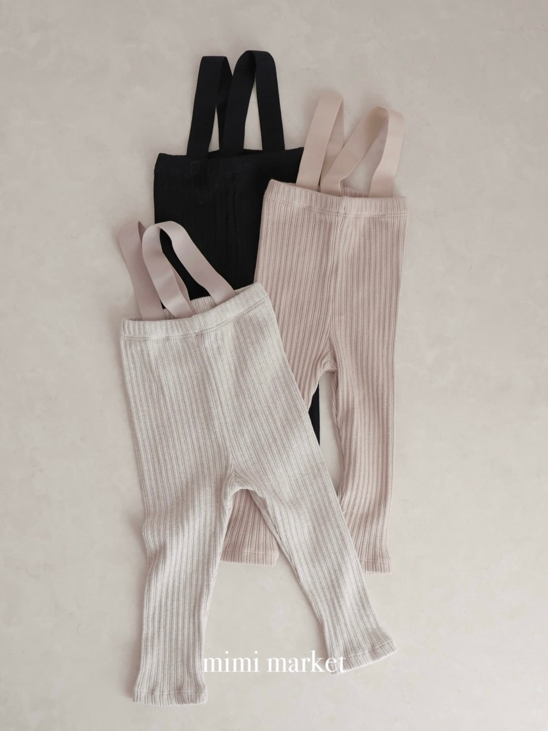 Cozy suspender leggings
