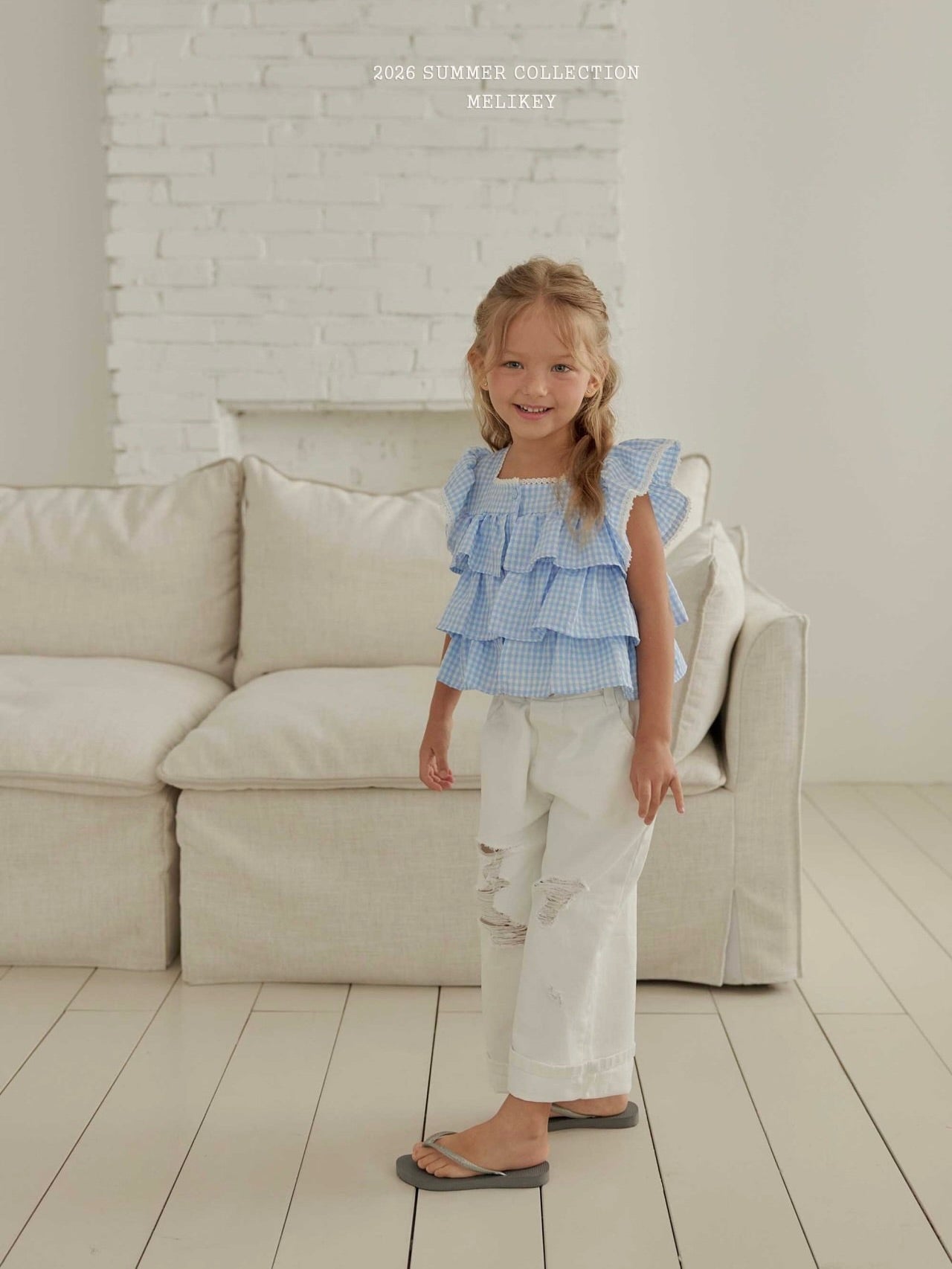 Juju tiered sleeveless blouse