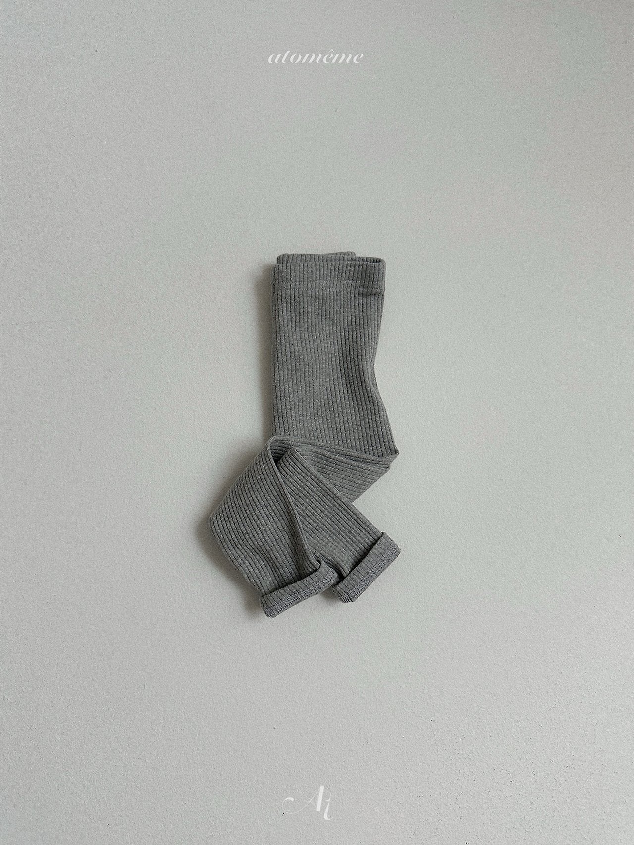 Milky rib leggings