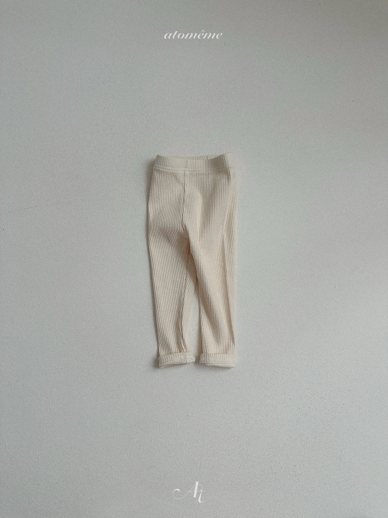 Milky rib leggings