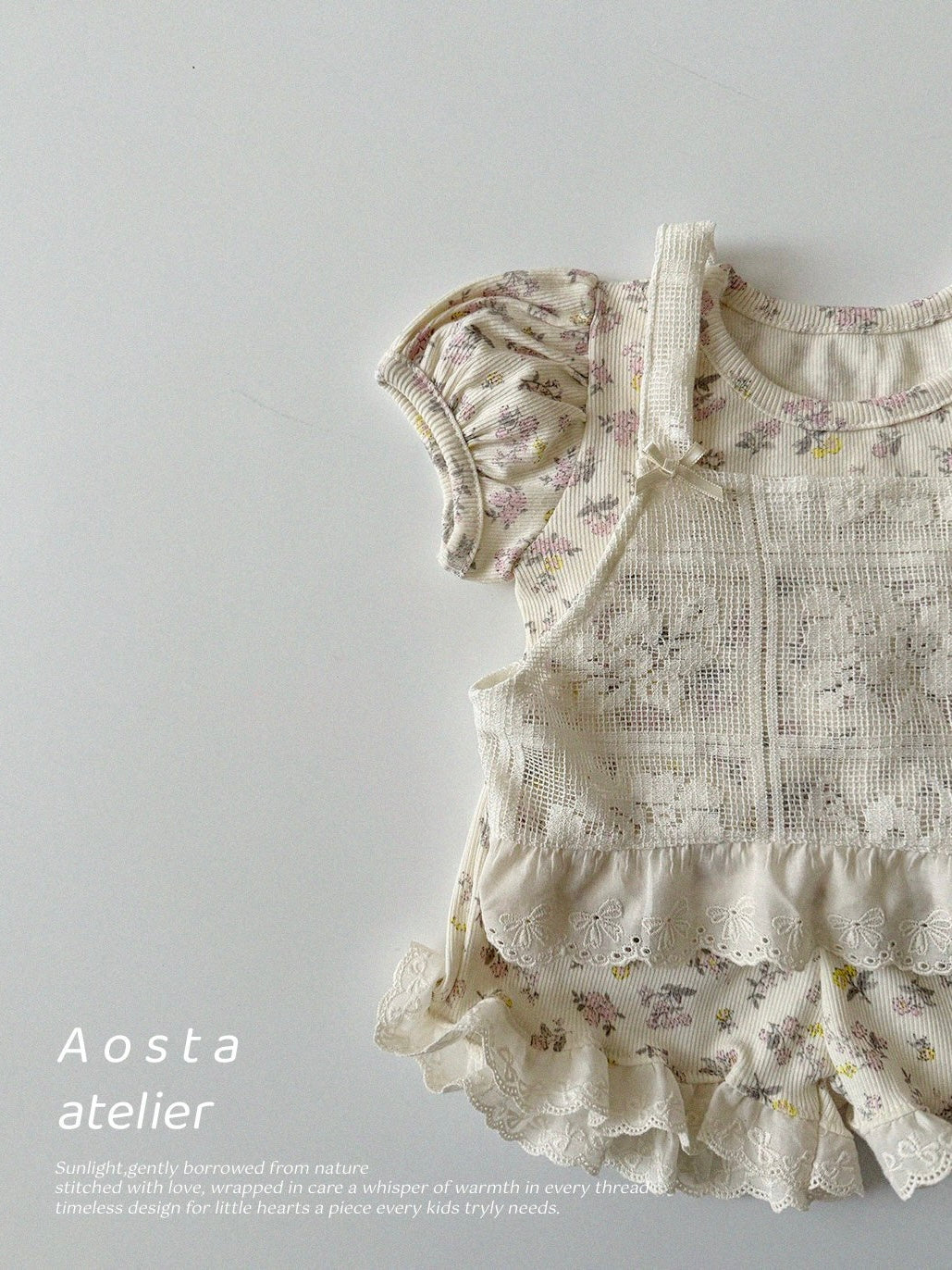Lala floral puff T