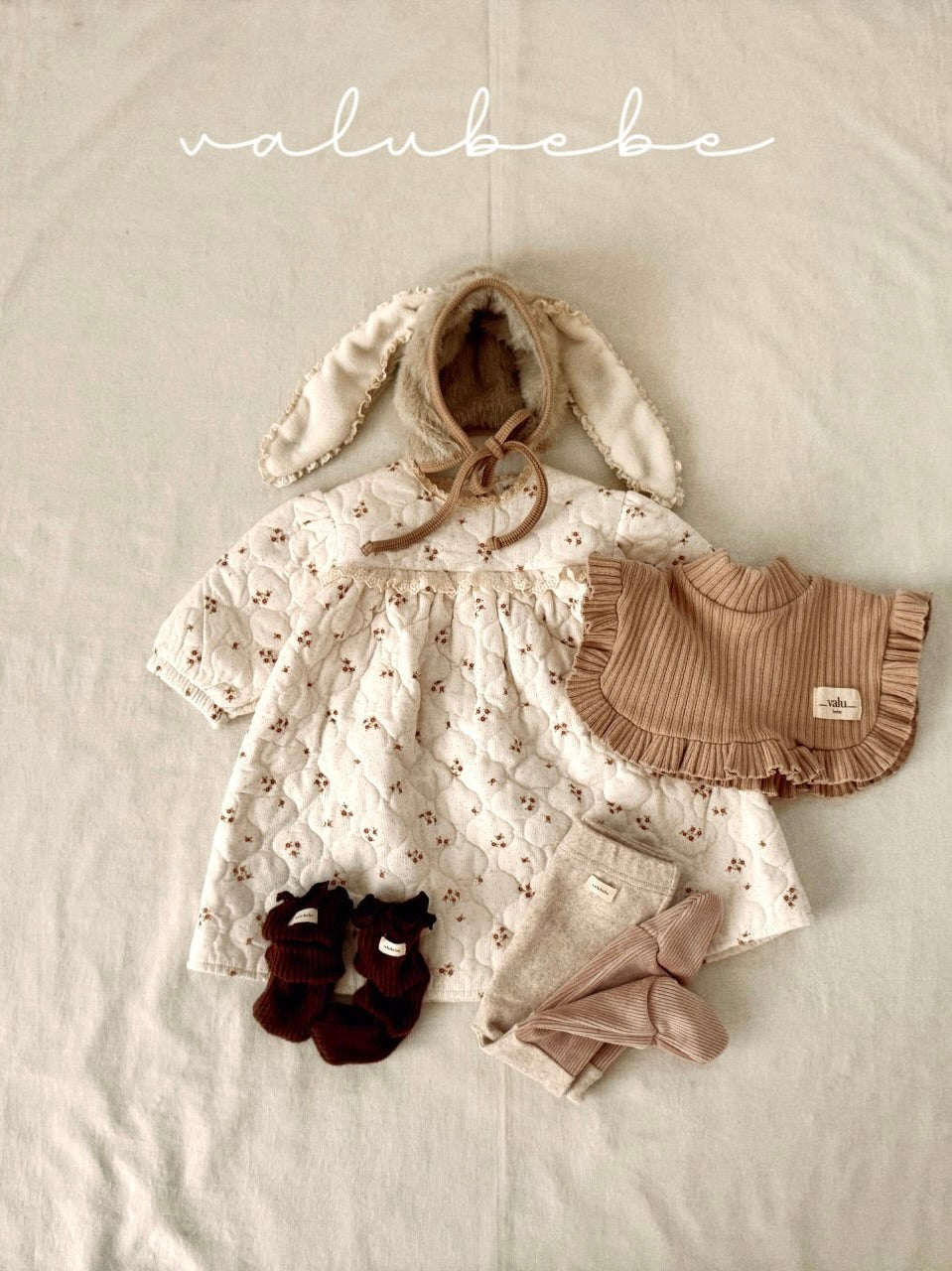 Bunny fur bonnet (baby)