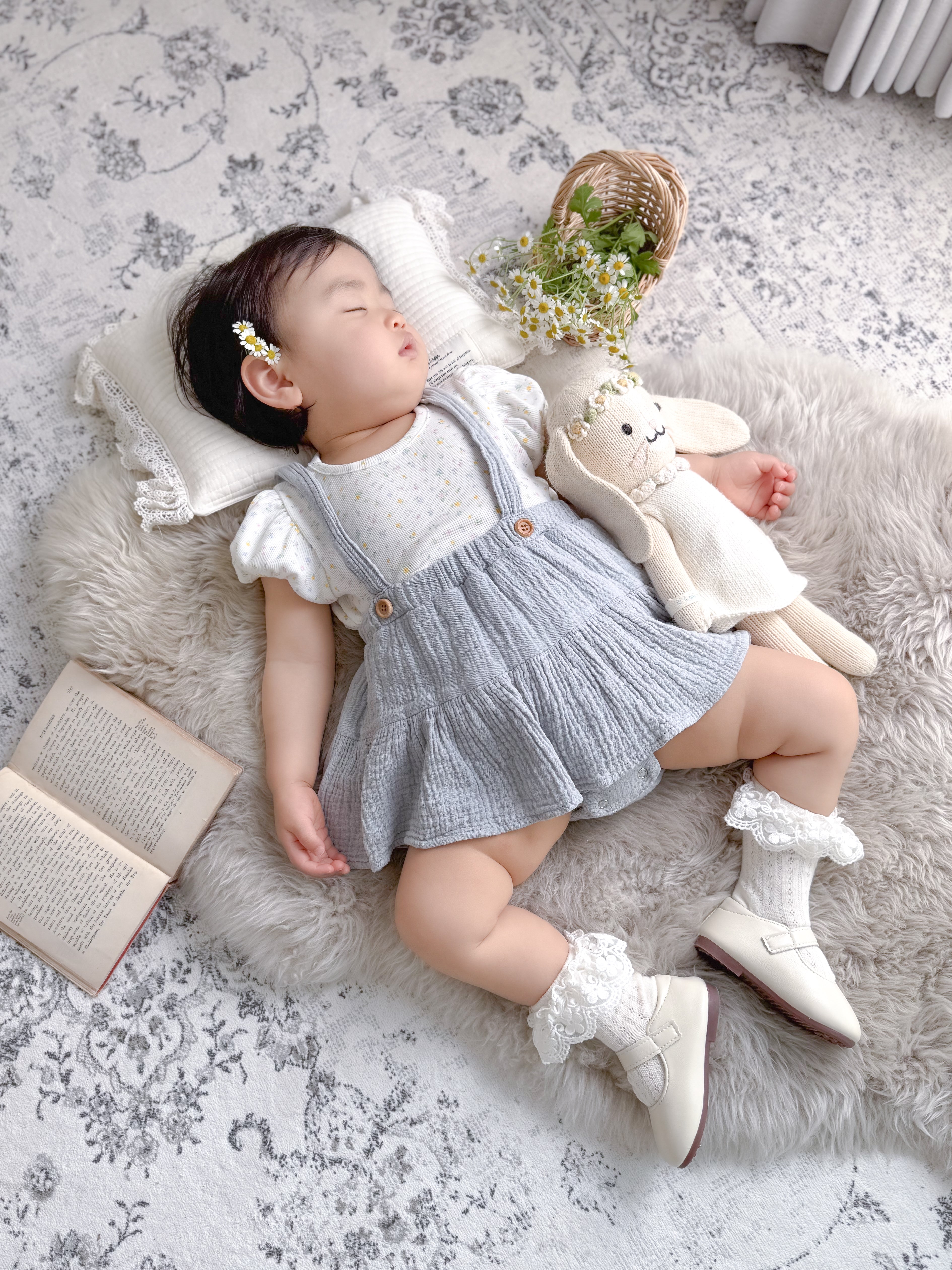 Lala floral puff T