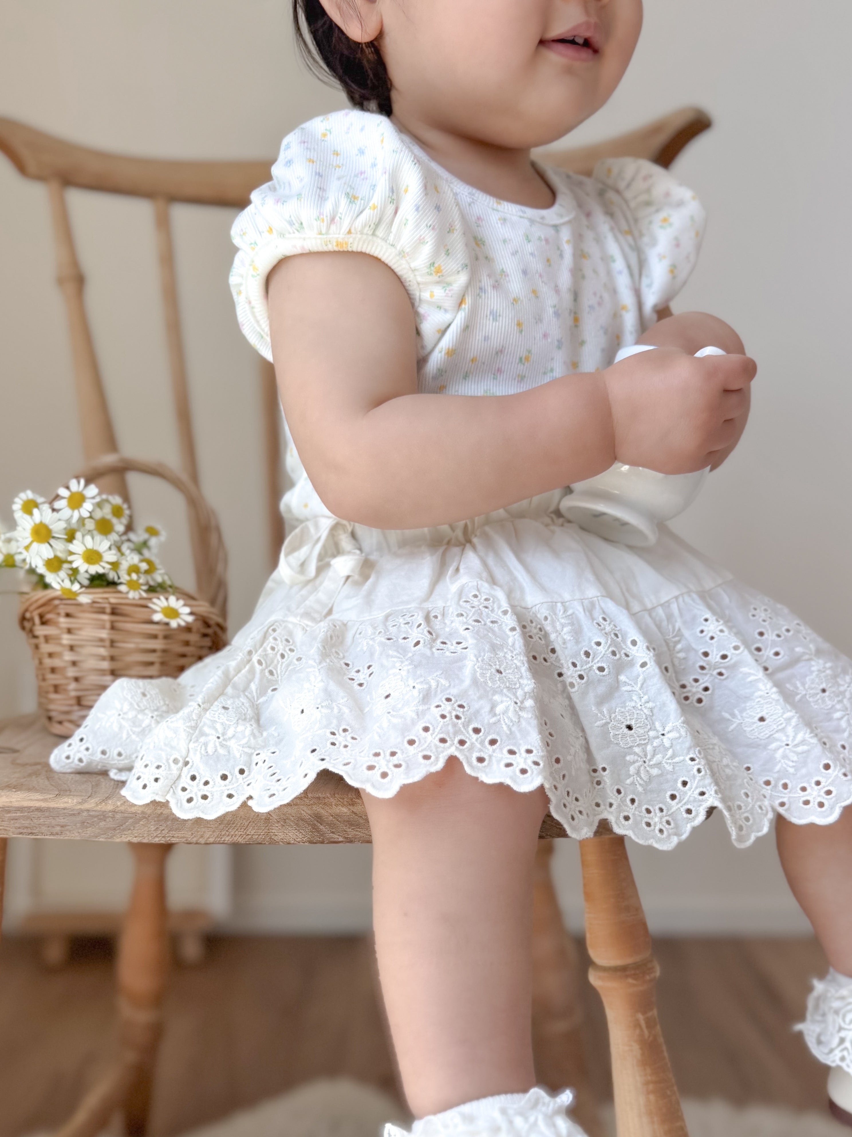 Lala floral puff T